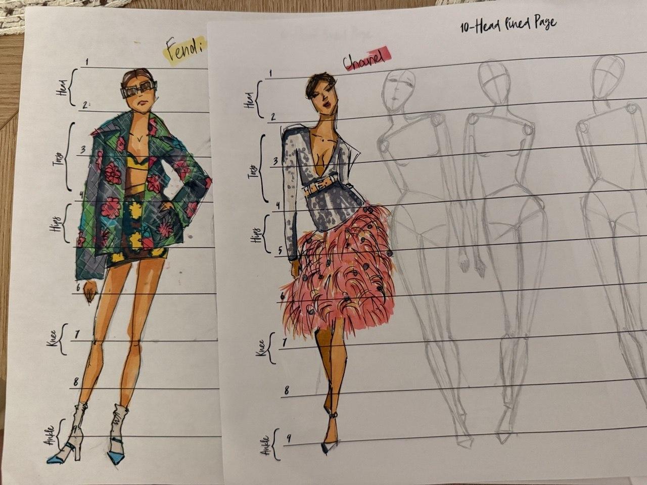 Fashion Illustration - image 1 - student project
