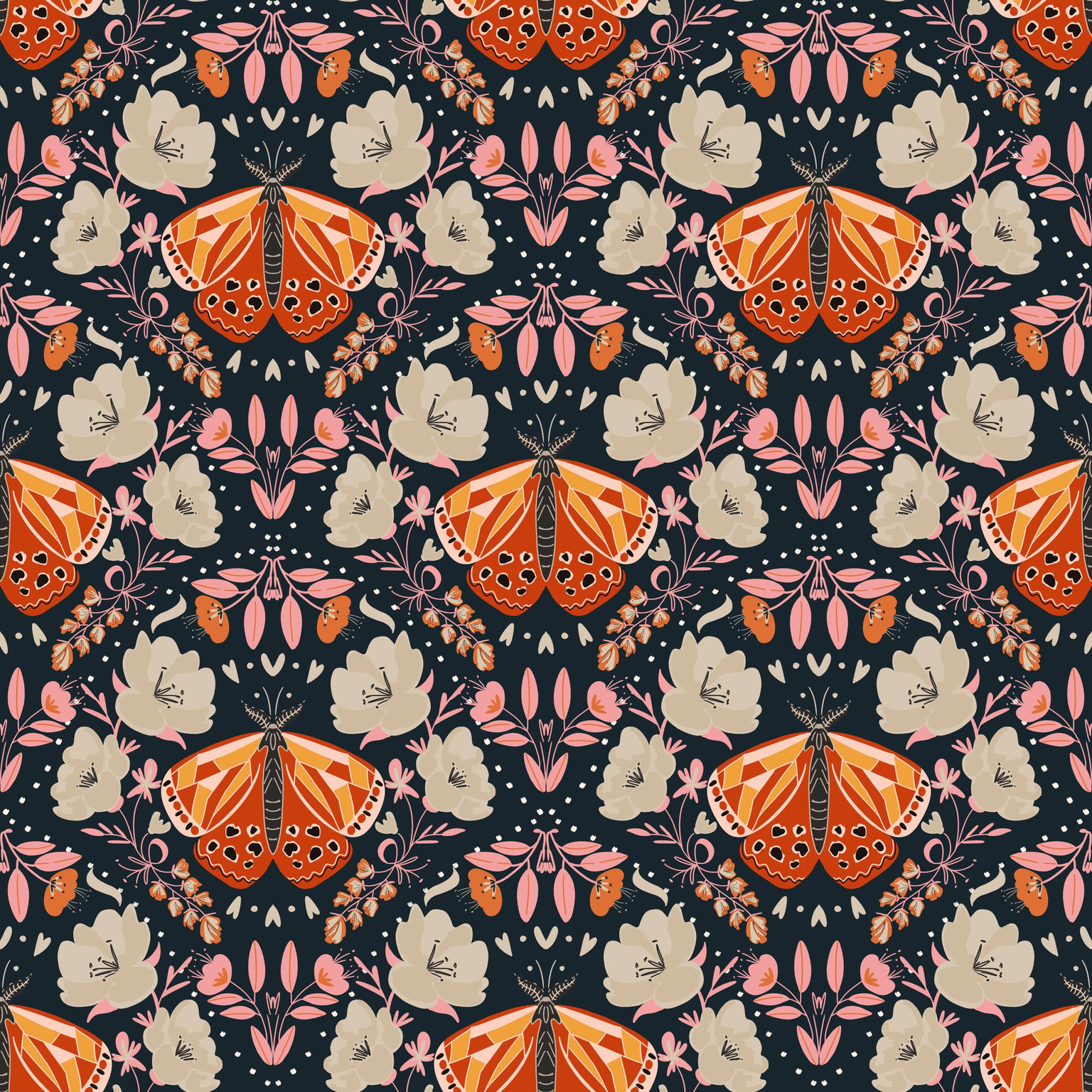 Create a Symmetrical Moth Pattern in Procreate - image 2 - student project