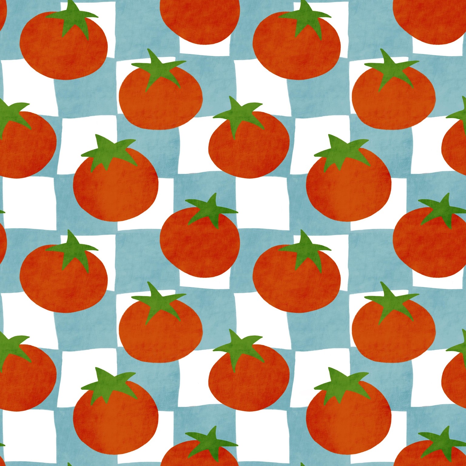 Tomato Picnic Pattern in Procreate - image 2 - student project
