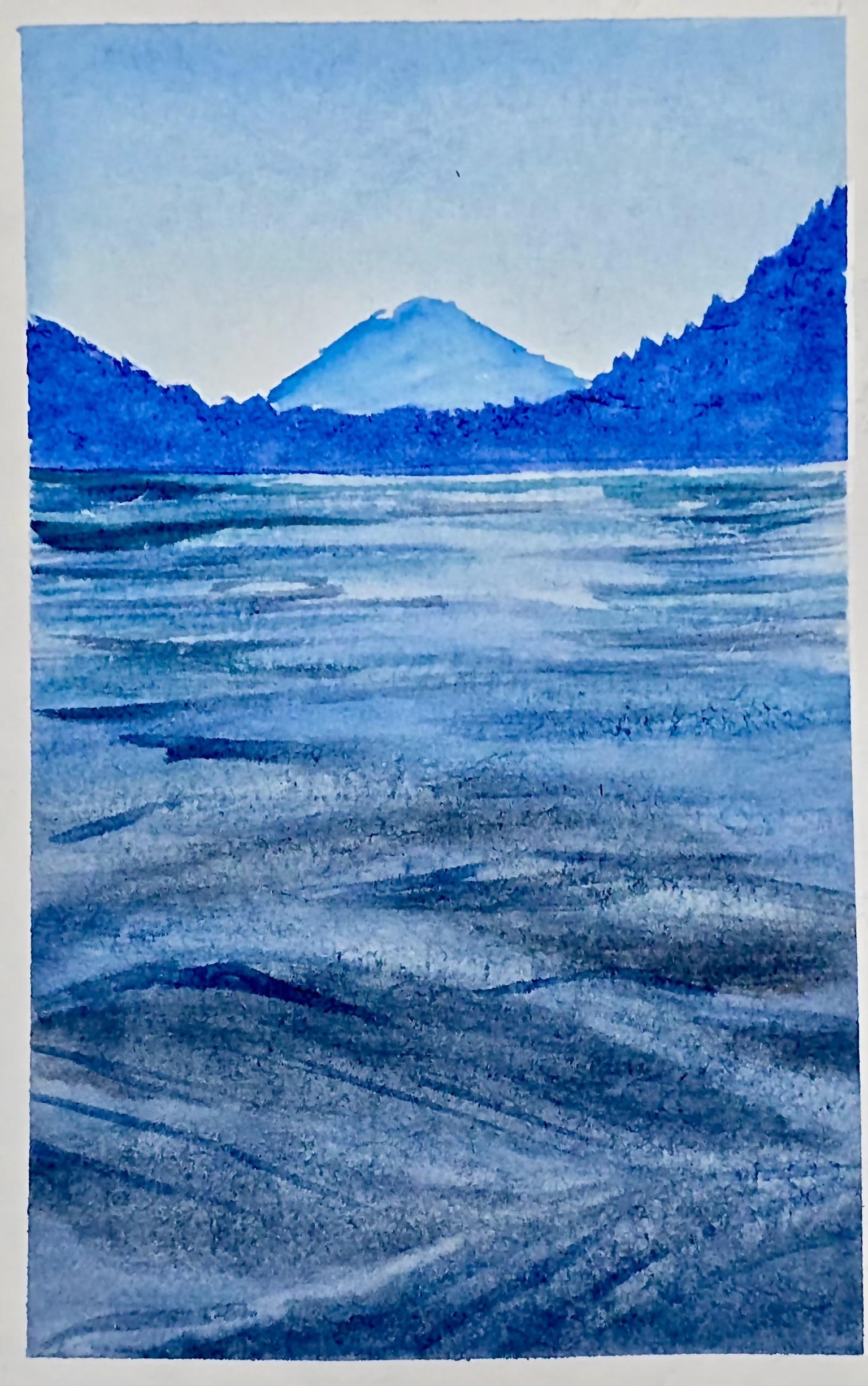 Watercolour waves - image 1 - student project