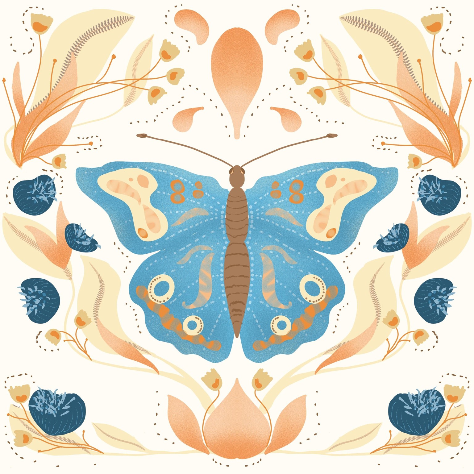 Folk Art Moth - image 1 - student project