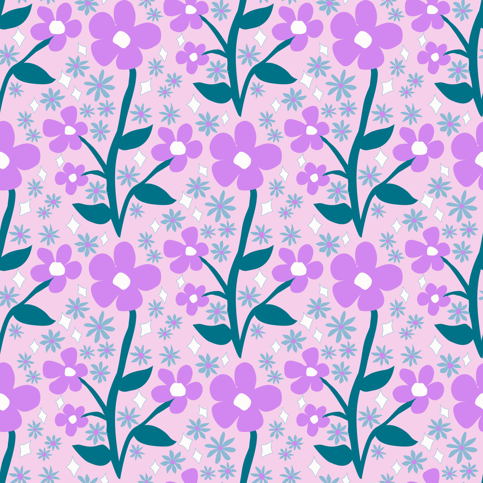Diamond Flowers - image 1 - student project