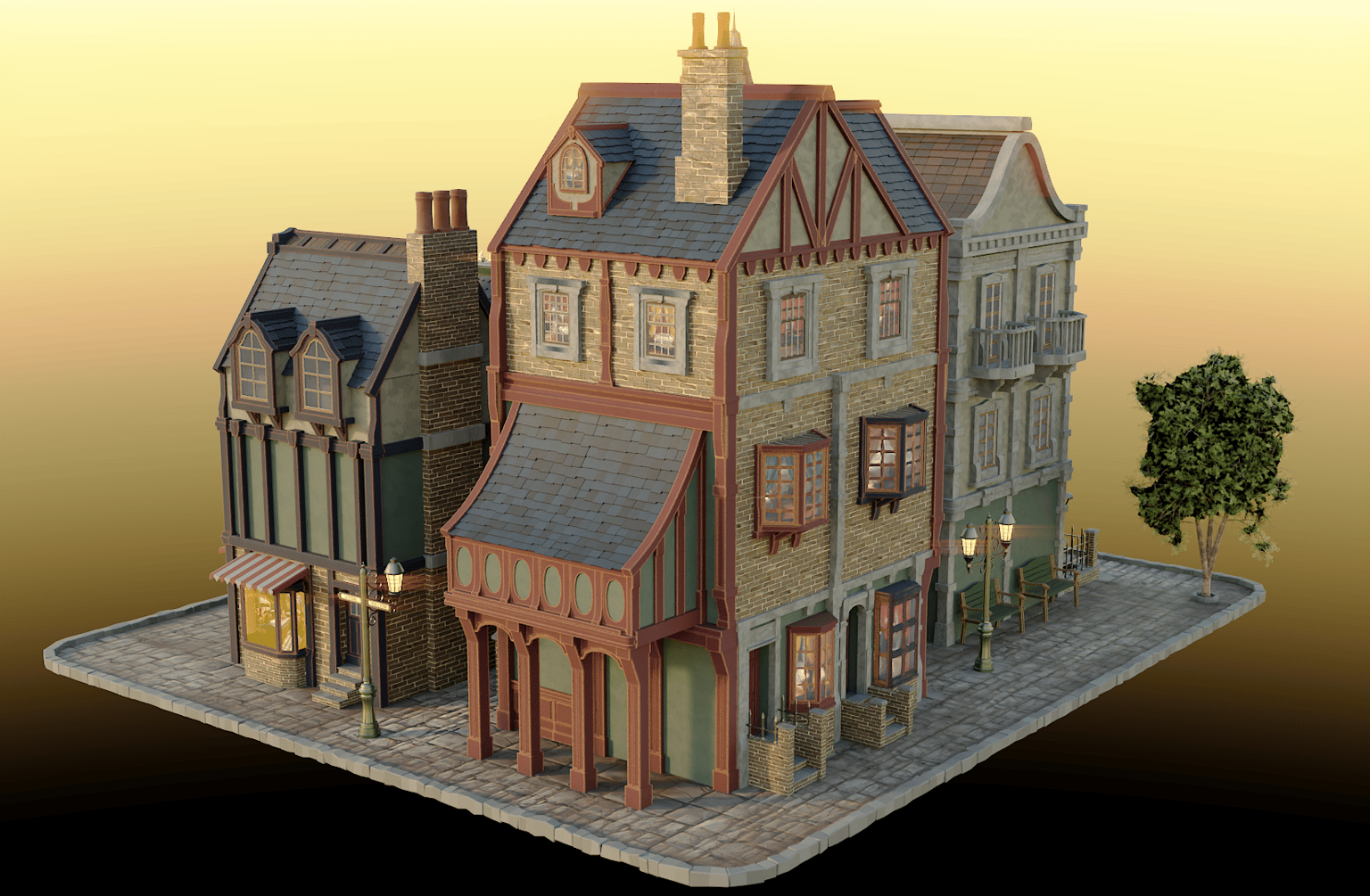 Victorian Street Scene! - image 4 - student project