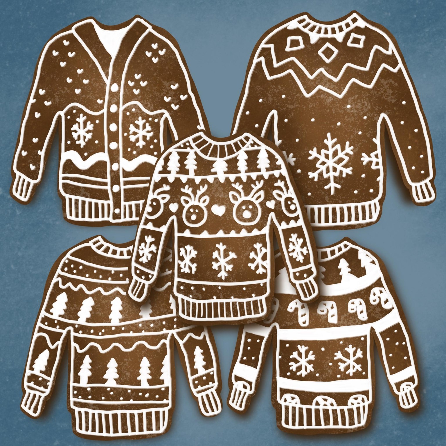 Christmas Sweater Cookies + Eras Gingerbread House - image 2 - student project