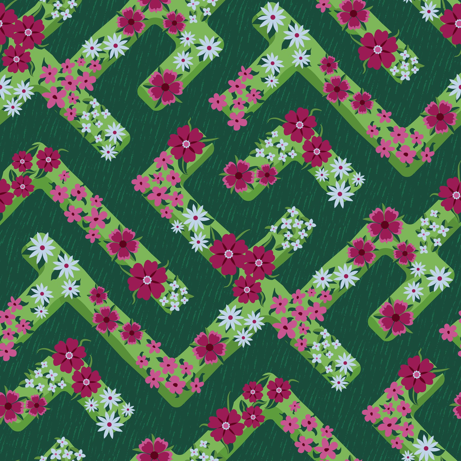 Maze Diamond Repeat - image 2 - student project