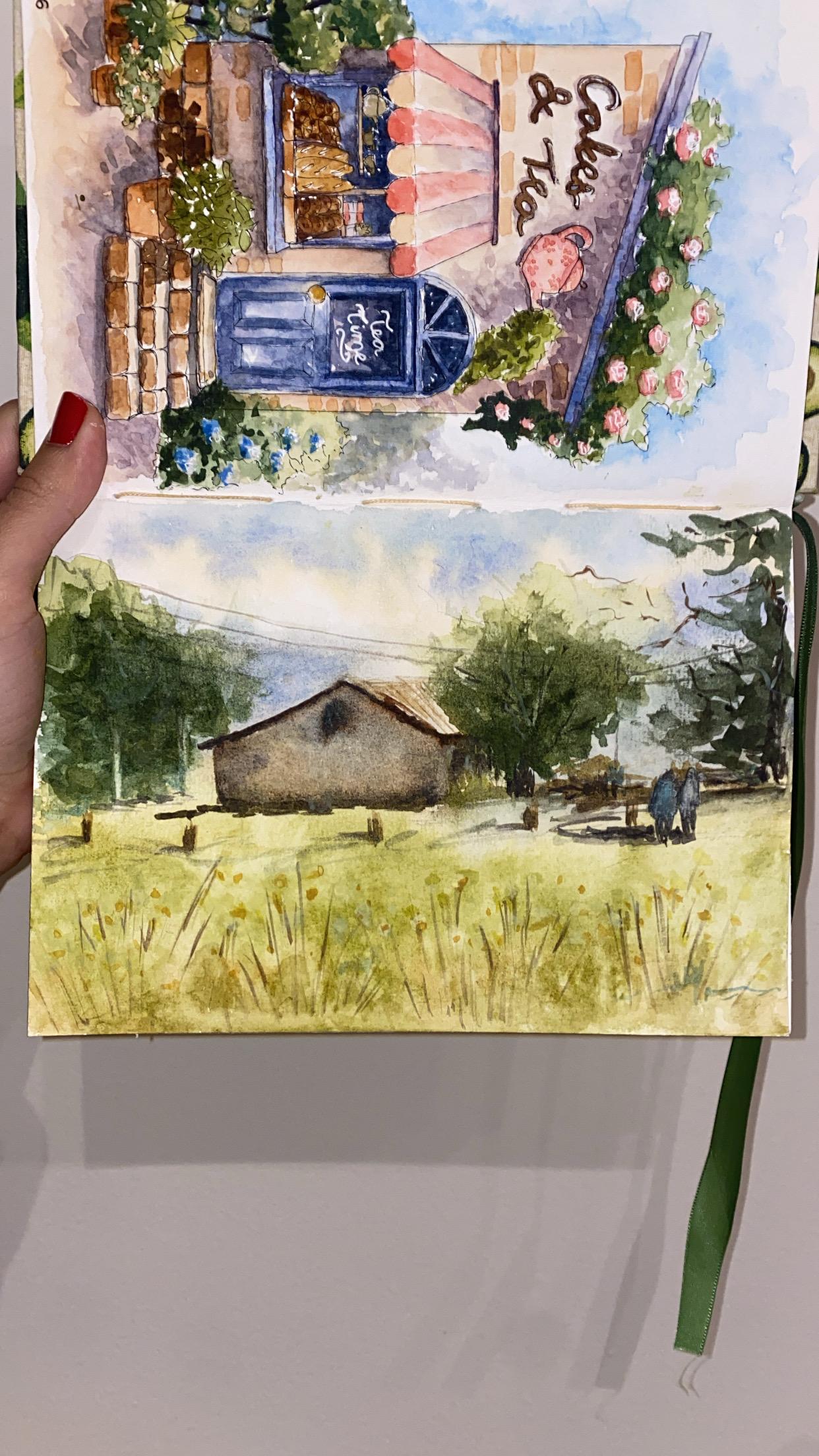 a loose landscape 🌾🏡 - image 2 - student project
