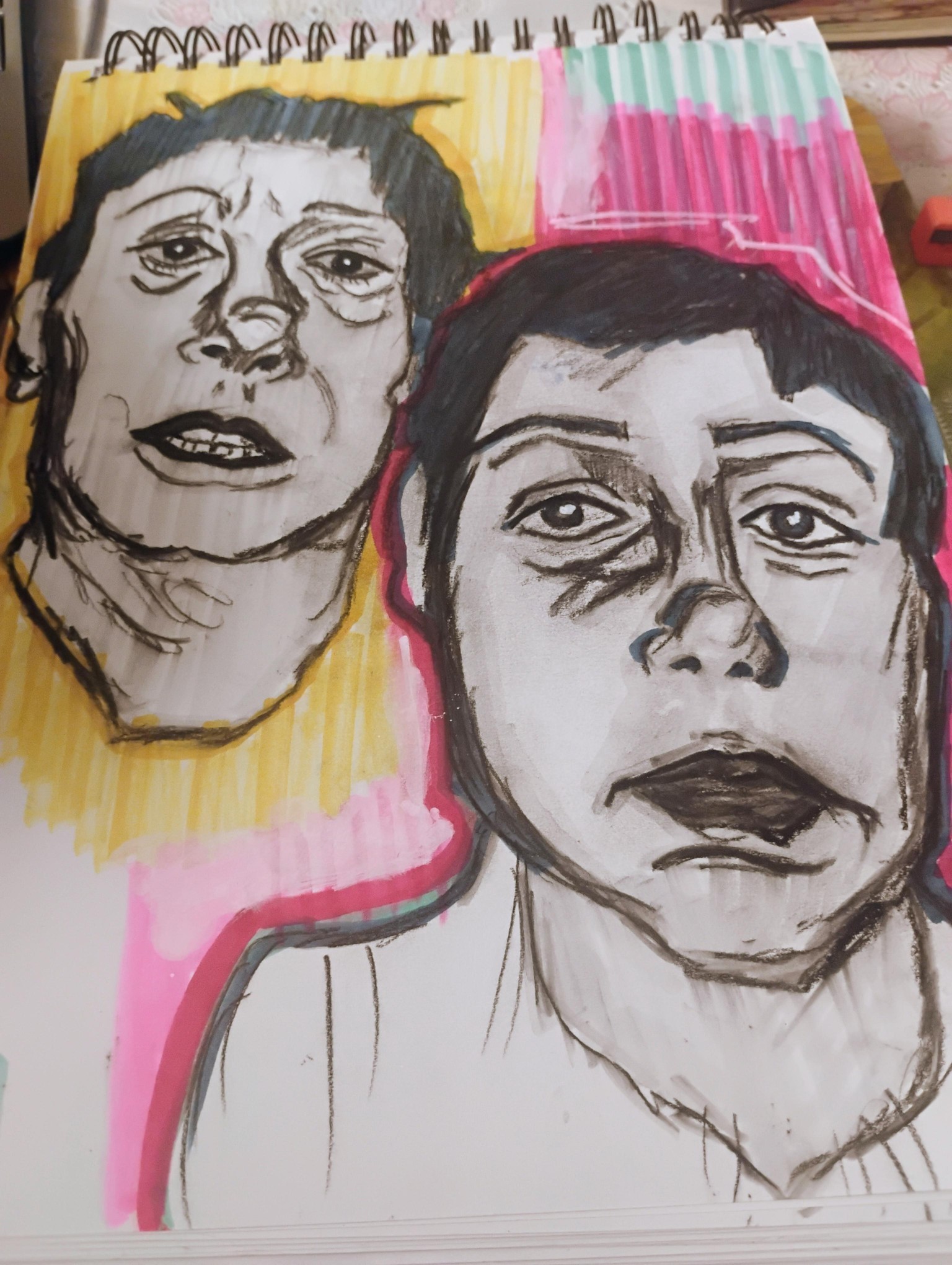 Sketching some portraits - image 5 - student project