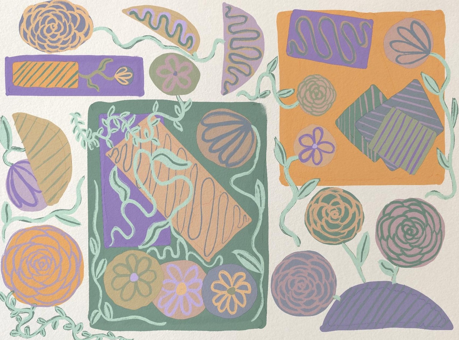 5 paintings - image 2 - student project