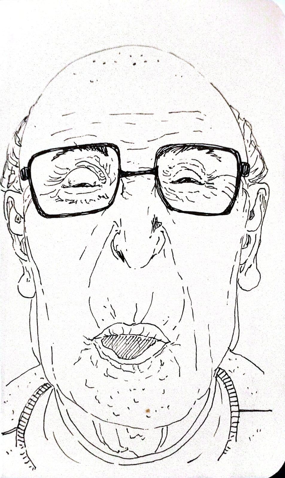 abuelo sacando la lengua - image 1 - student project