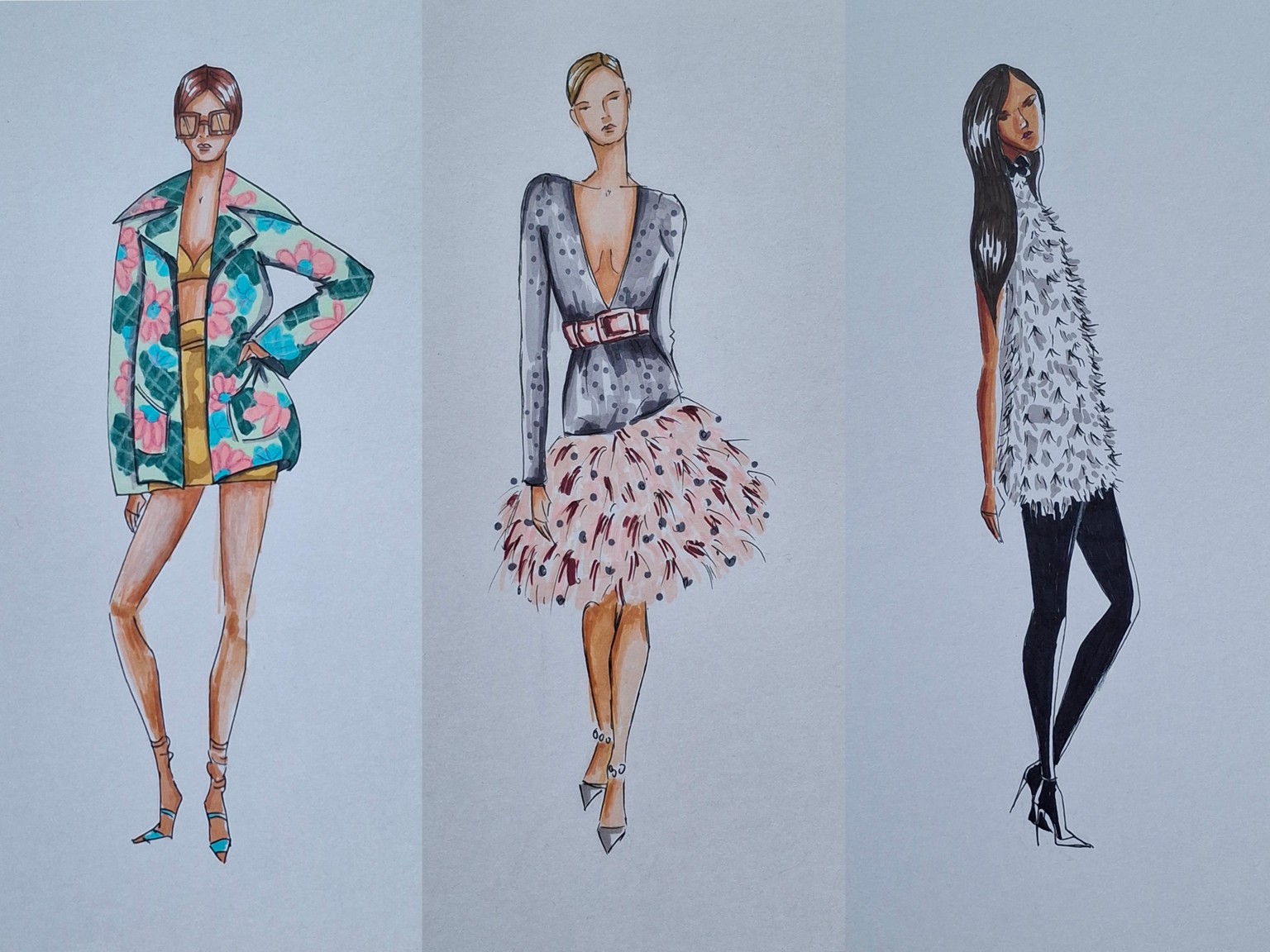 Fashion Illustration - image 4 - student project