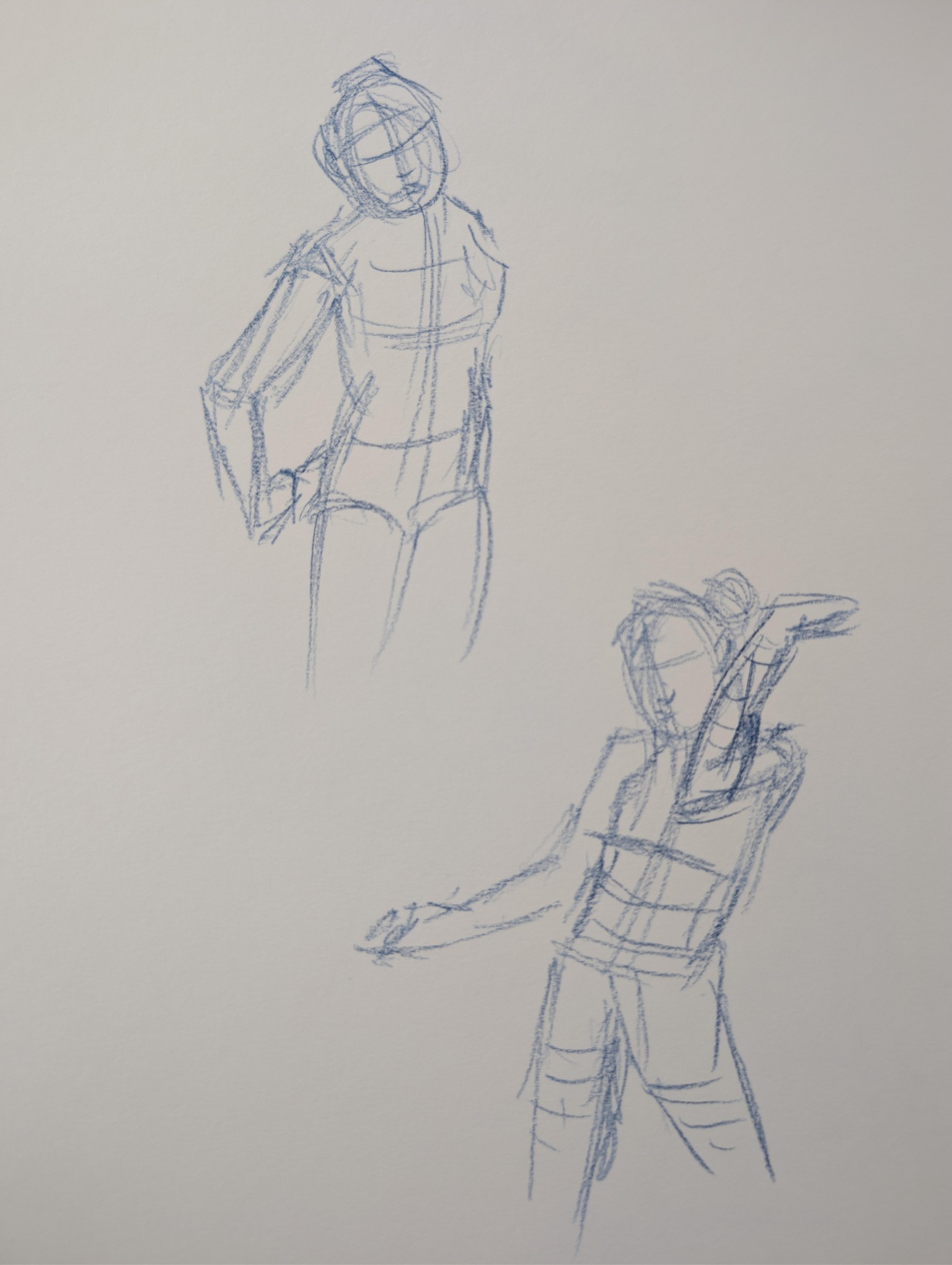 Beginner Figure Drawing Fundamentals - Gesture and Construction - image 4 - student project