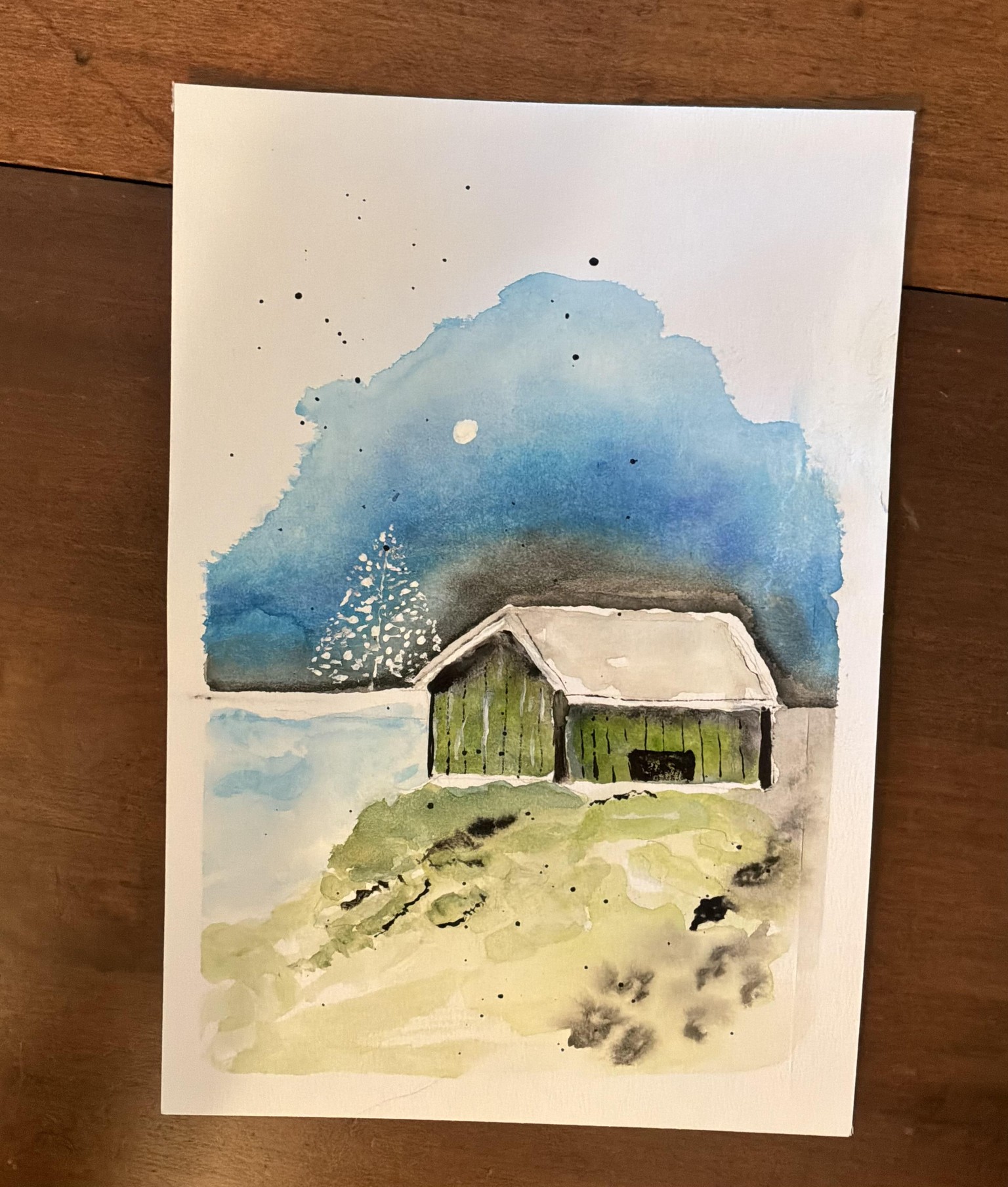 Winter Lake - image 1 - student project