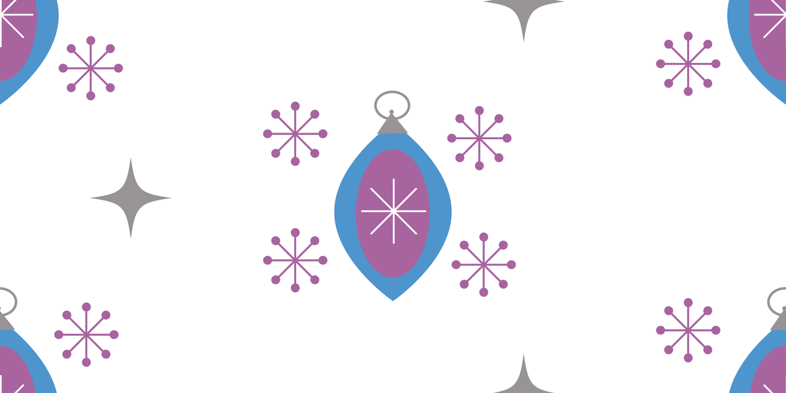 Blue Ornament Half Drop Pattern - image 1 - student project