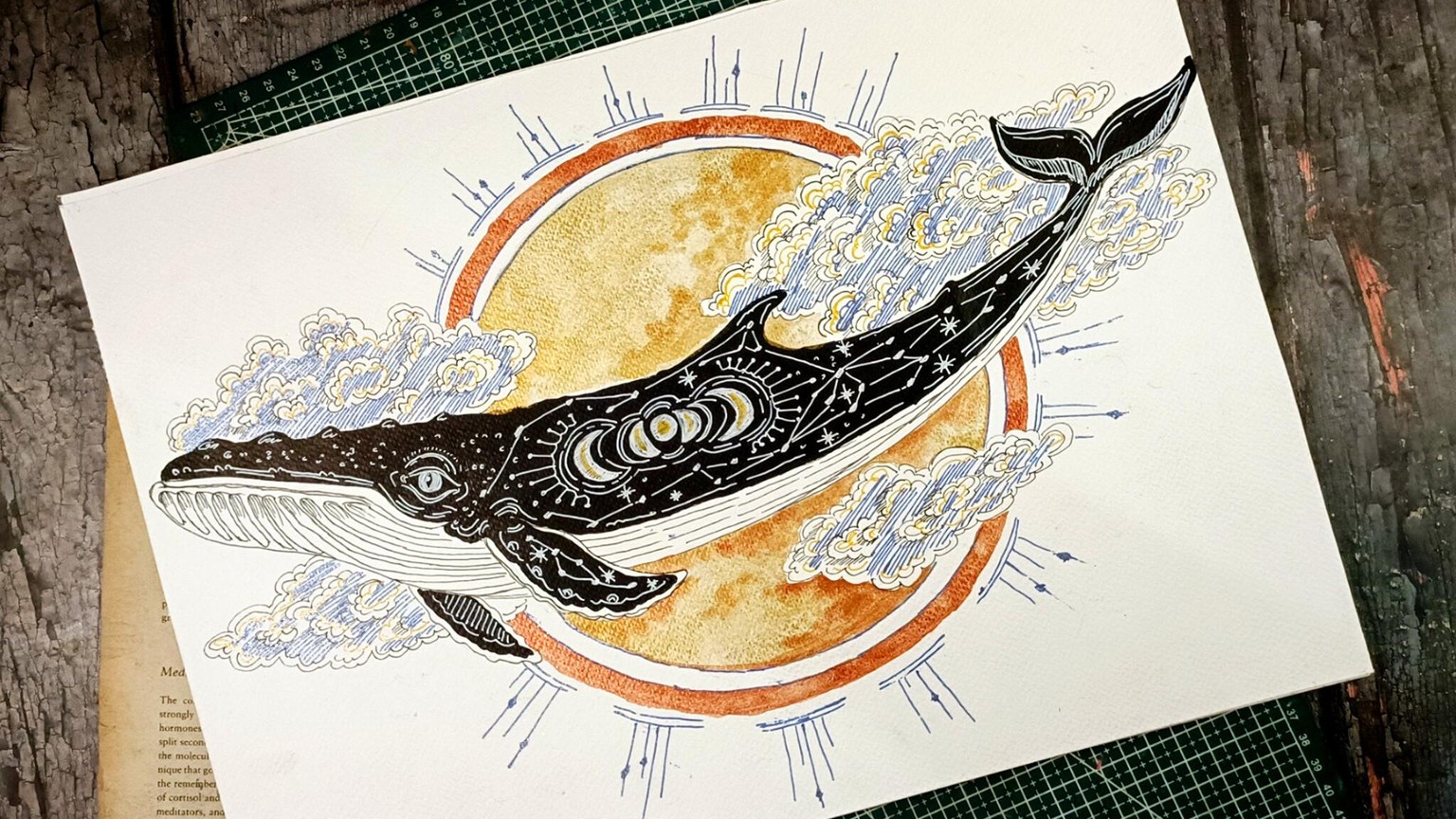 Celestial Whales - image 2 - student project