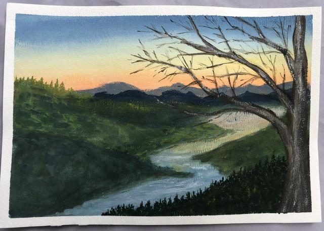 Sunset Glow and Peaceful Landscapes - image 3 - student project