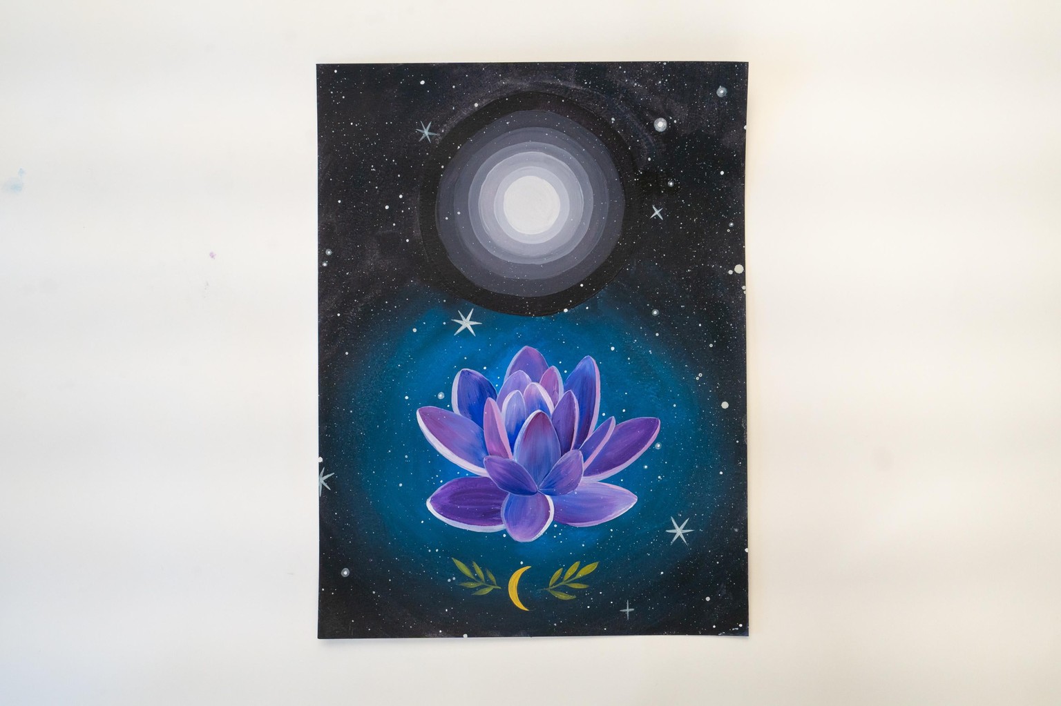 Sample Project: Watercolor + Gouache + Acrylic - image 8 - student project