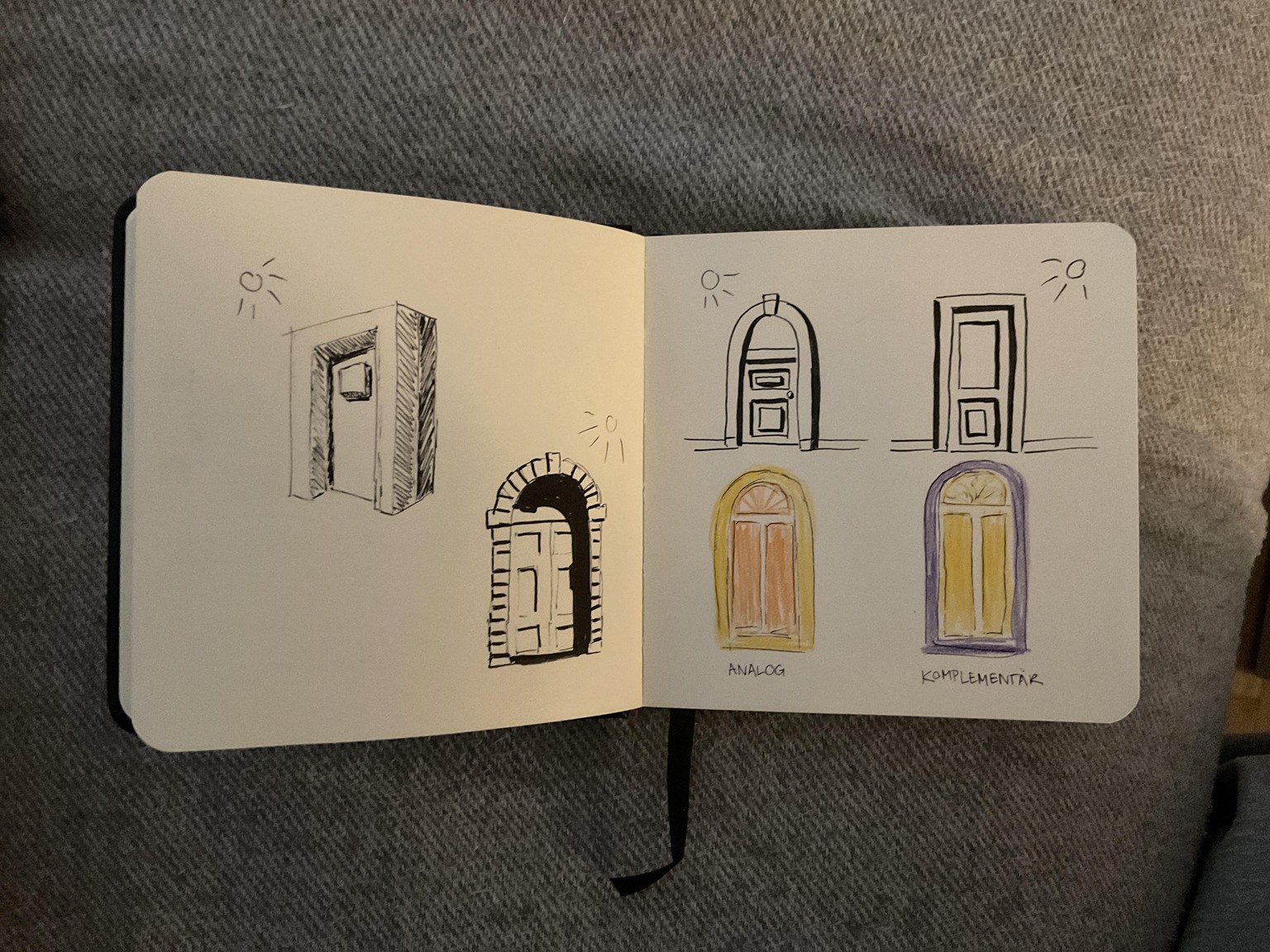 Urban Sketching: Let's Draw Some Doors! - image 2 - student project