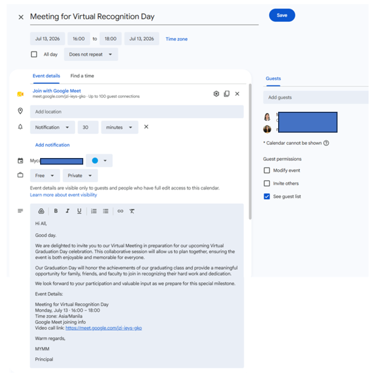My Project: Google Workspace - image 1 - student project