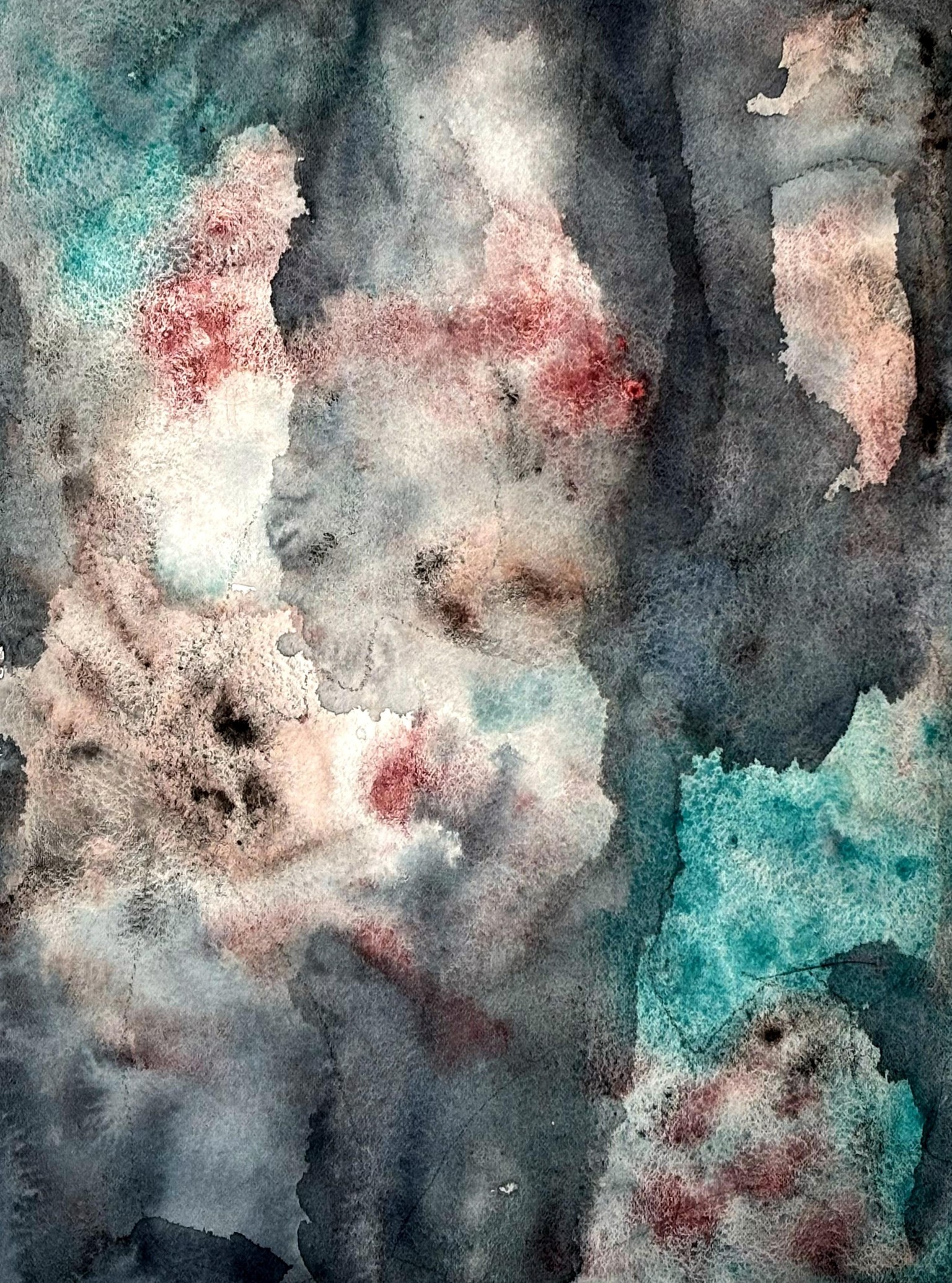 Watercolor Background Inspired Mixed Media - image 3 - student project