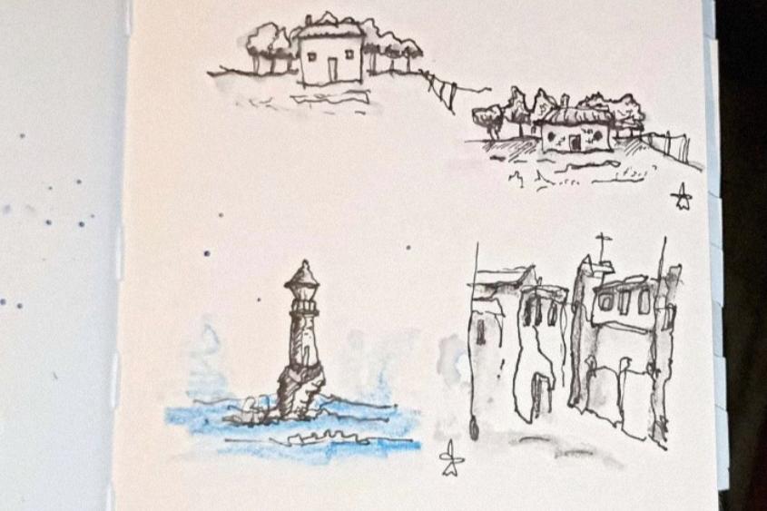 Croquis faciles à l'encre - image 1 - student project