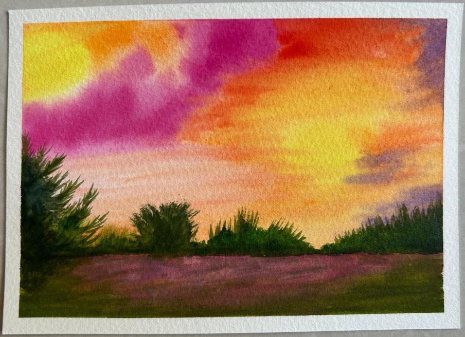 50 days of watercolor (completed) - image 16 - student project