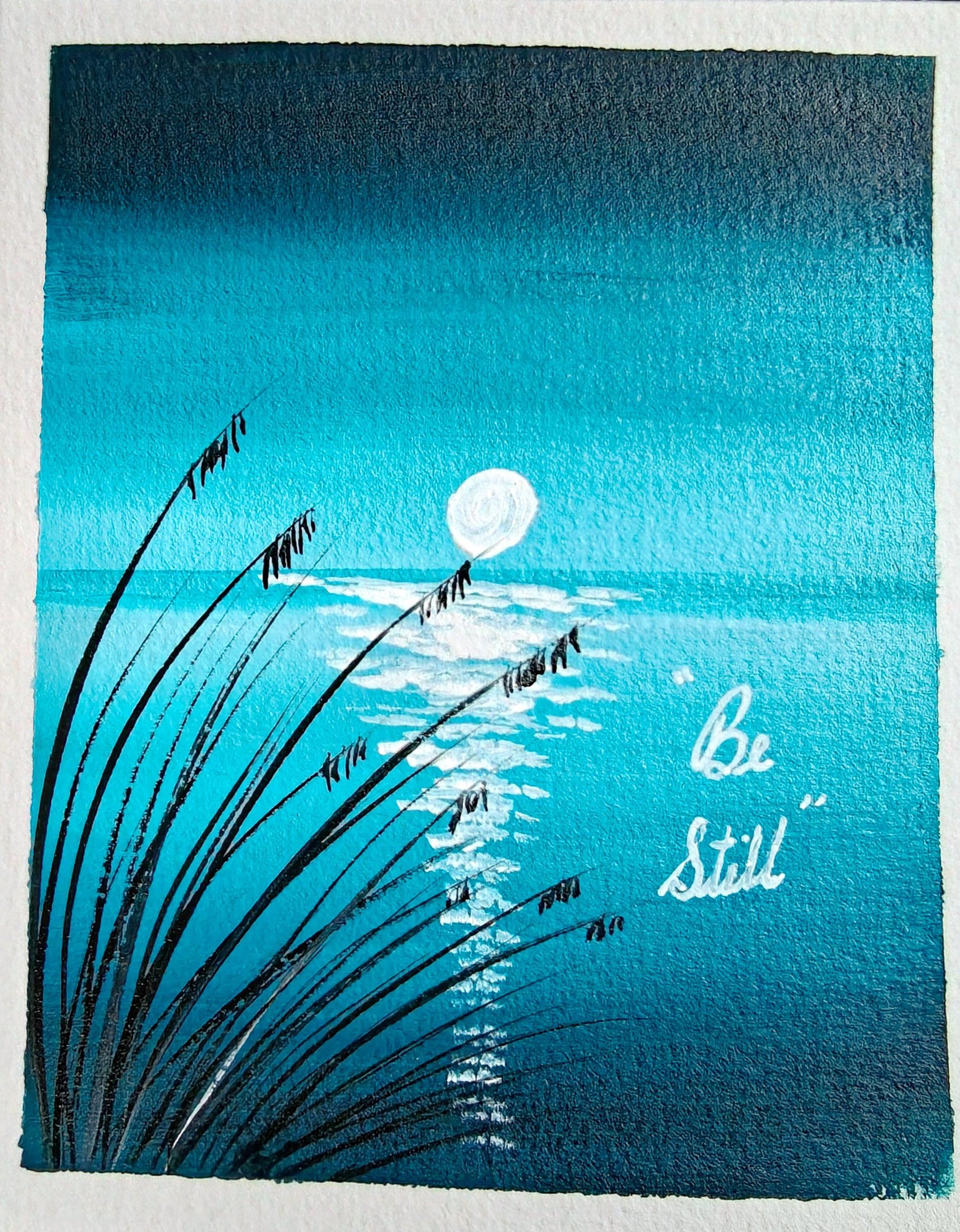 30 Days Acrylic Landscape Challenge :  Day 1 - image 4 - student project