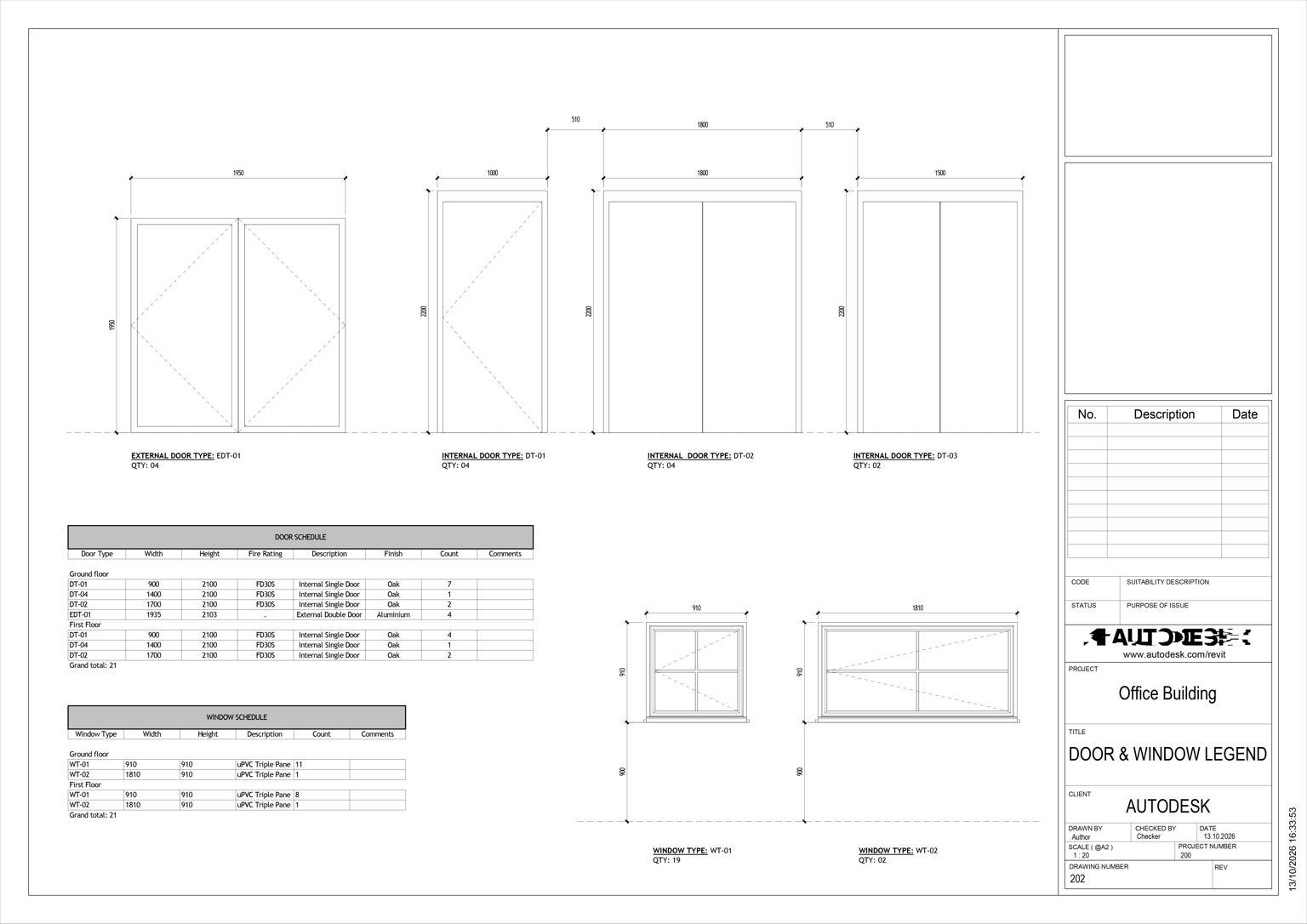 Office Project - Revit Basics - image 2 - student project