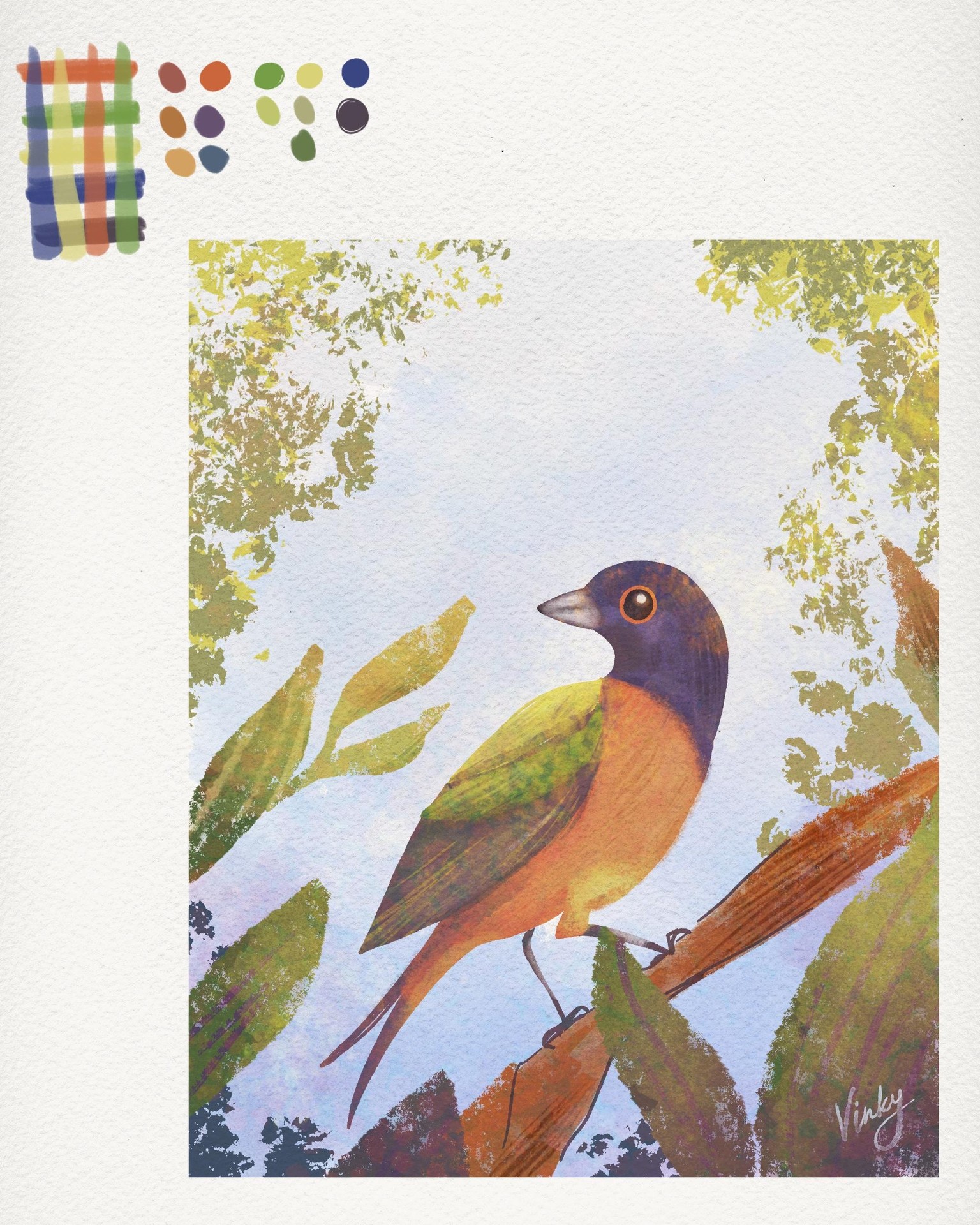 Nature inspired color for digital art - image 1 - student project