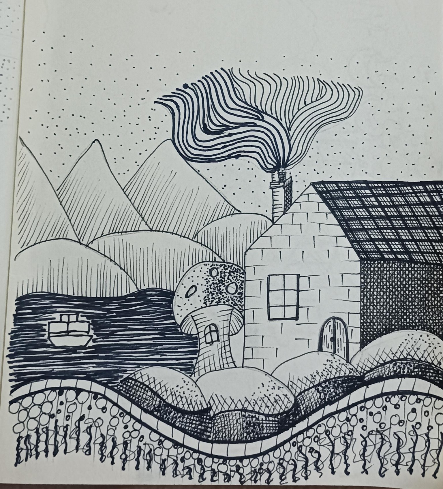 my first hatching experience ❤️ - image 2 - student project