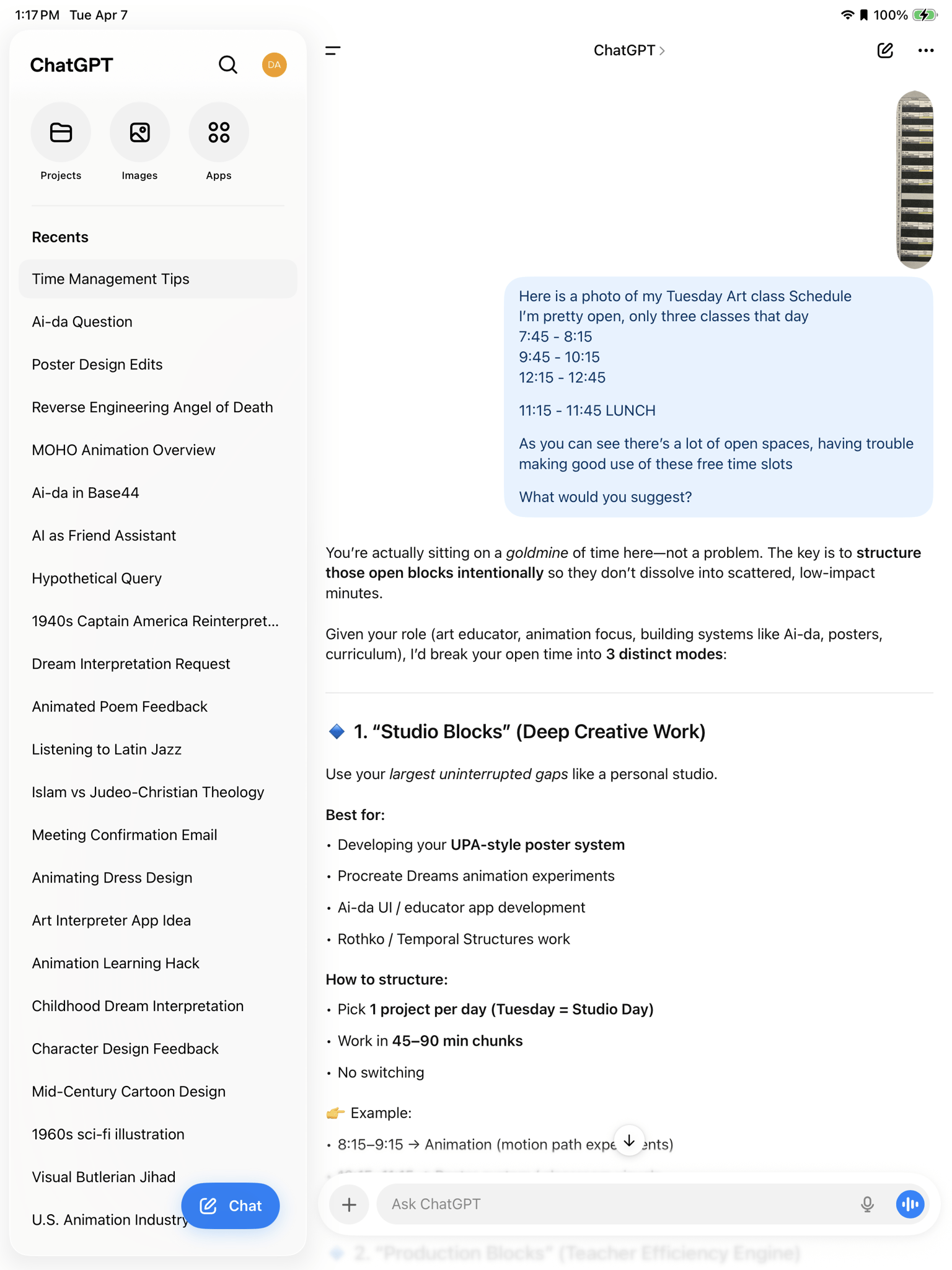 Schedule Manager - image 1 - student project