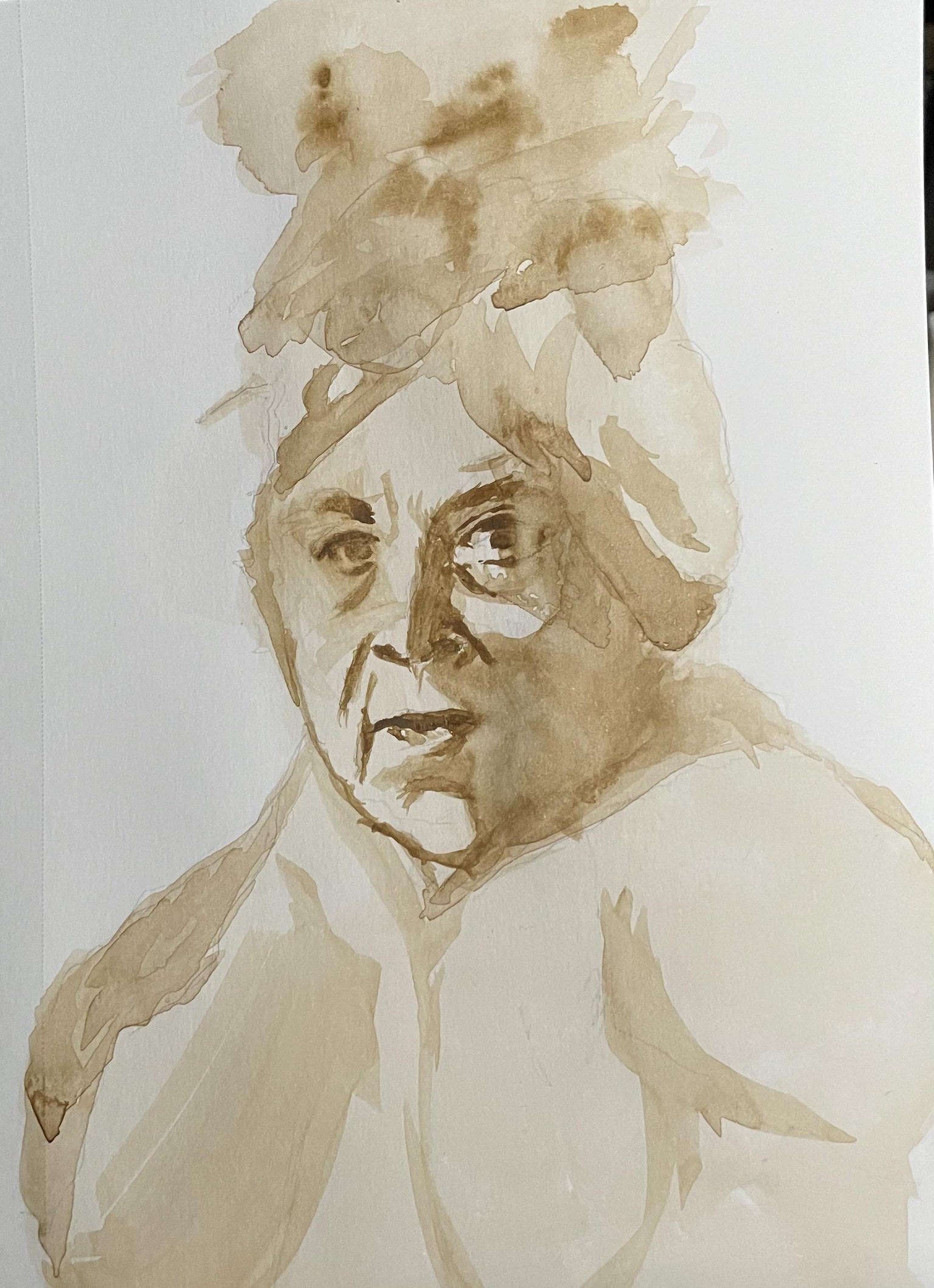 JM Watercolour Portrait 1 w-Aarju - image 1 - student project