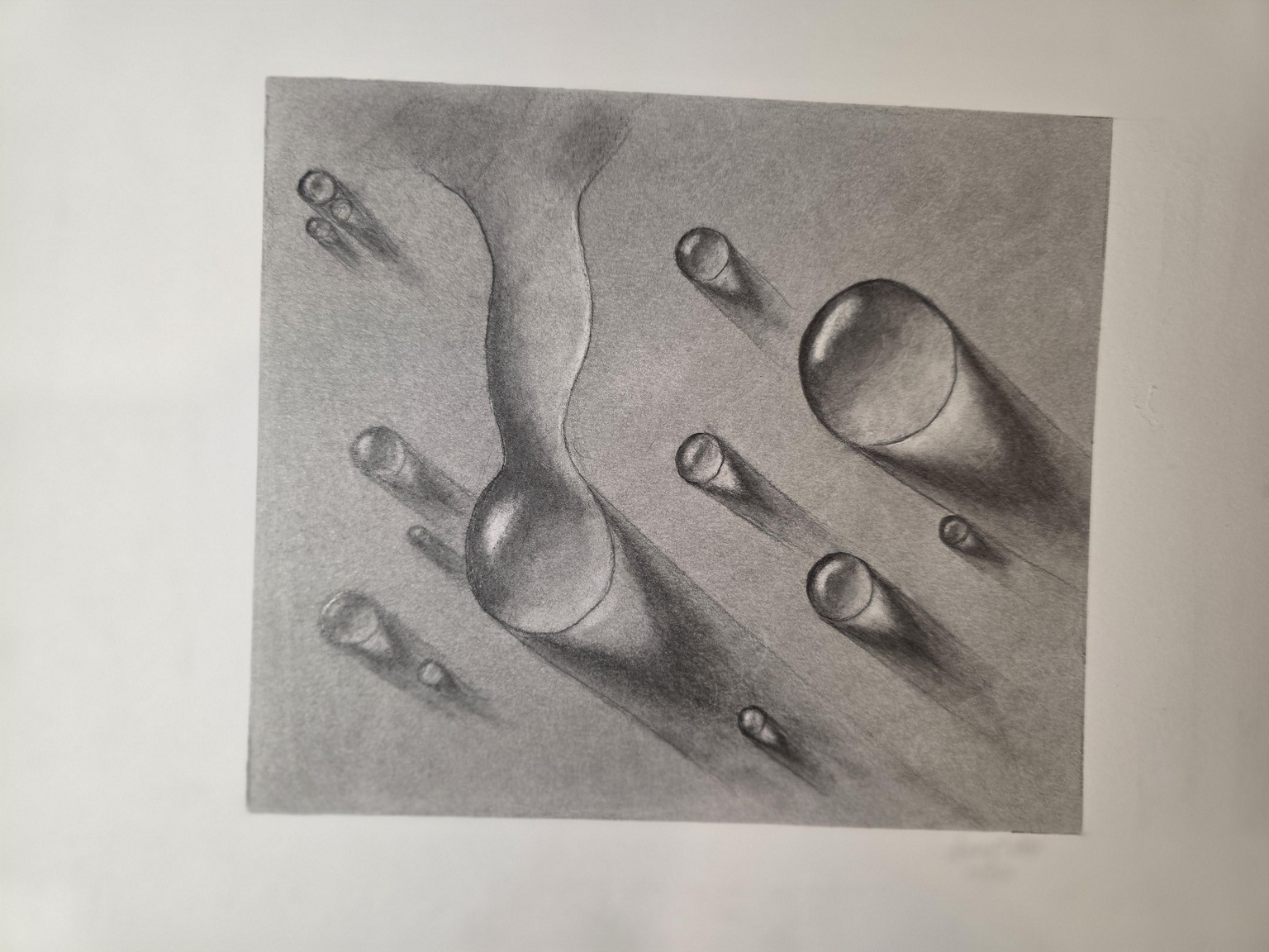 Attempt at realistic water drops - image 1 - student project
