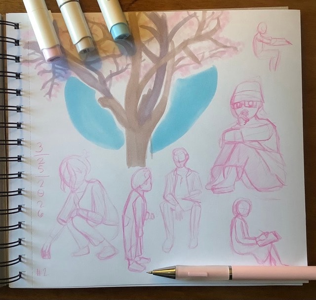 My 3 Days Of Sketching! ✨ - image 2 - student project