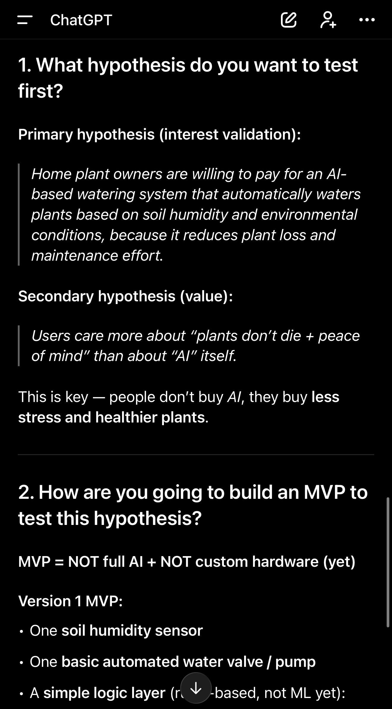 AI Plant Watering System - image 1 - student project