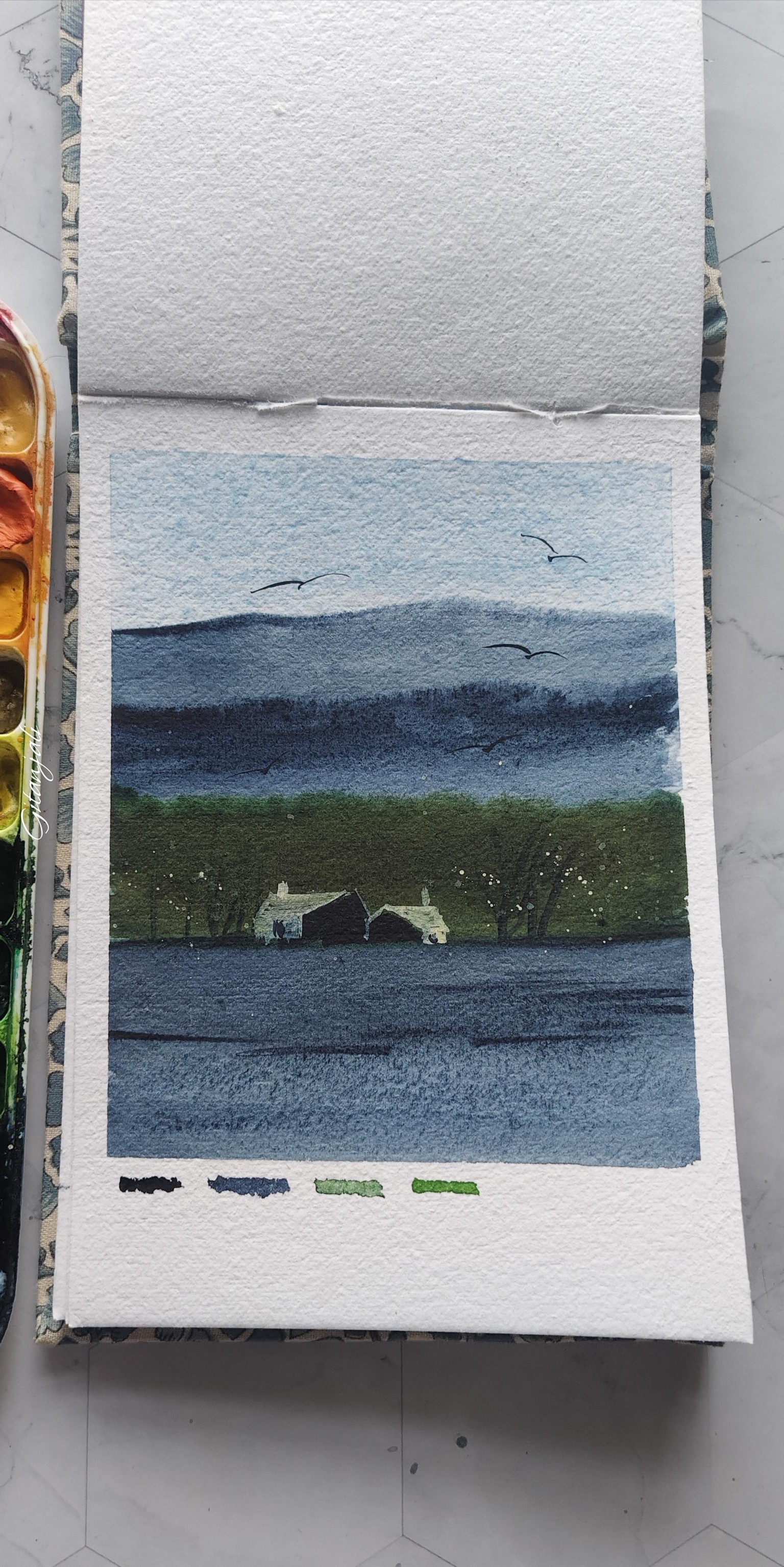 Snowy winter land - image 2 - student project