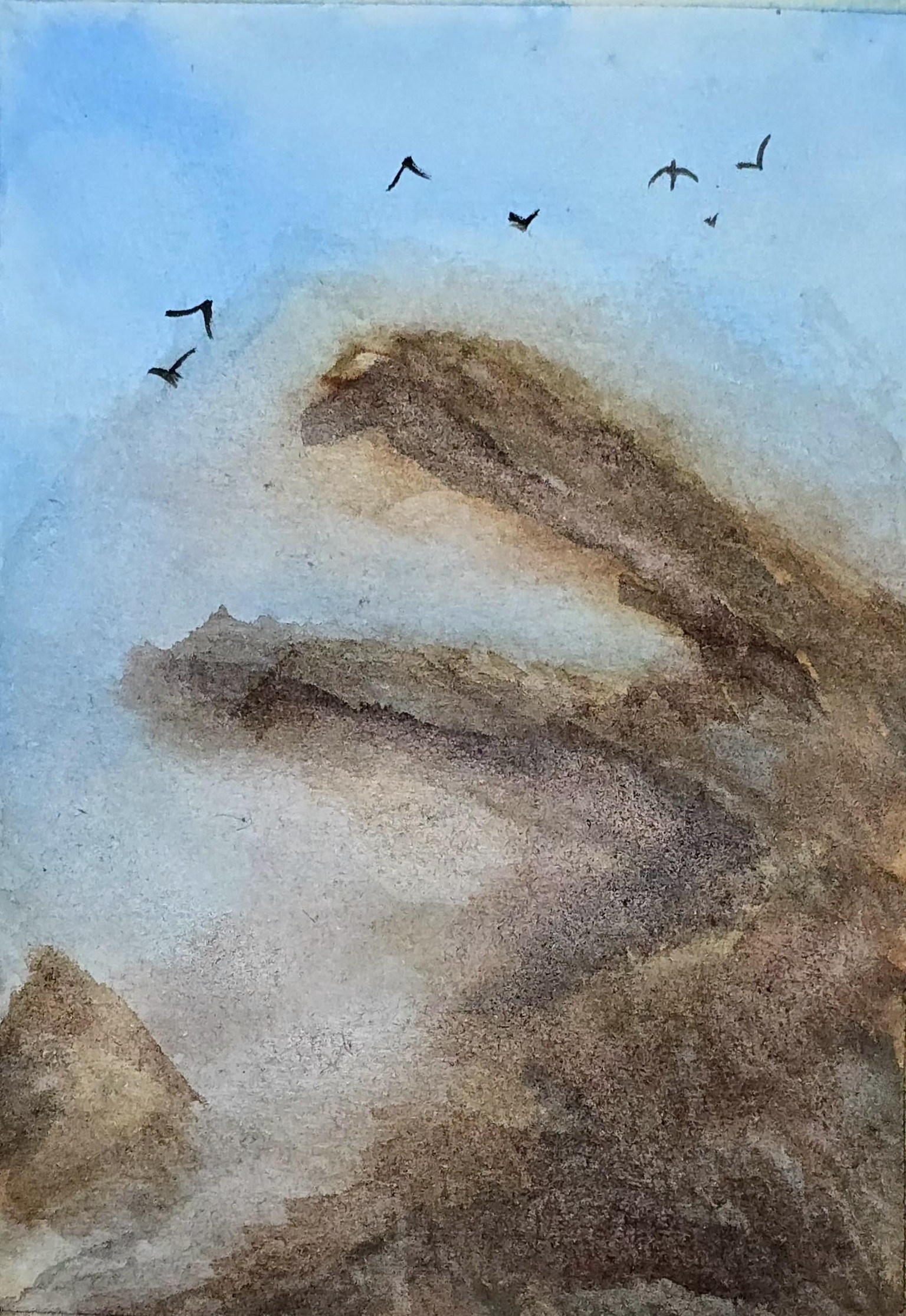 20days of Watercolours mountains - image 4 - student project