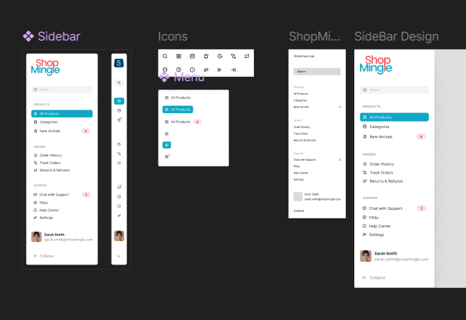 Sidebar Design - Prototype - image 2 - student project