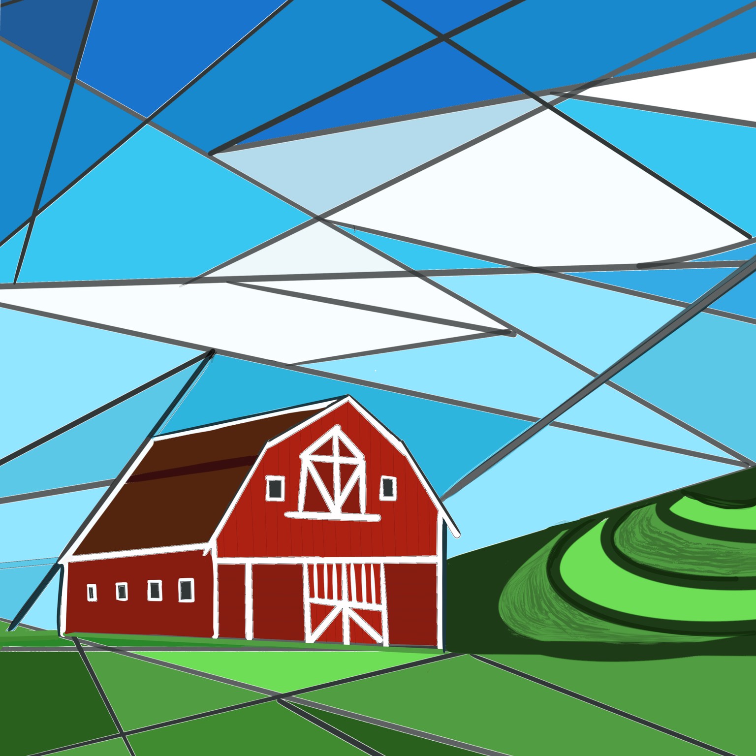 Iowa Barn - image 1 - student project