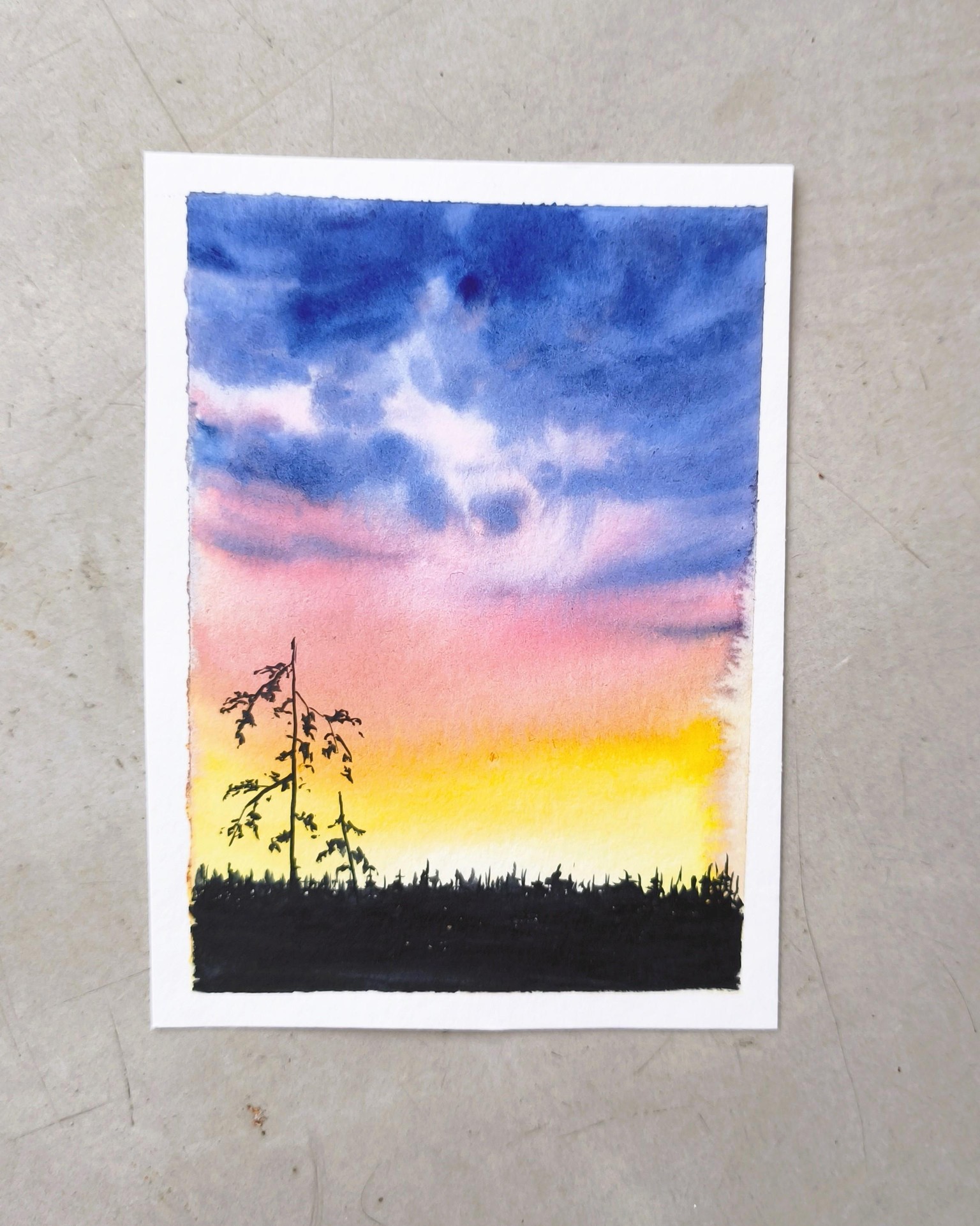 Stop Overworking — Minimalistic Landscapes - image 2 - student project