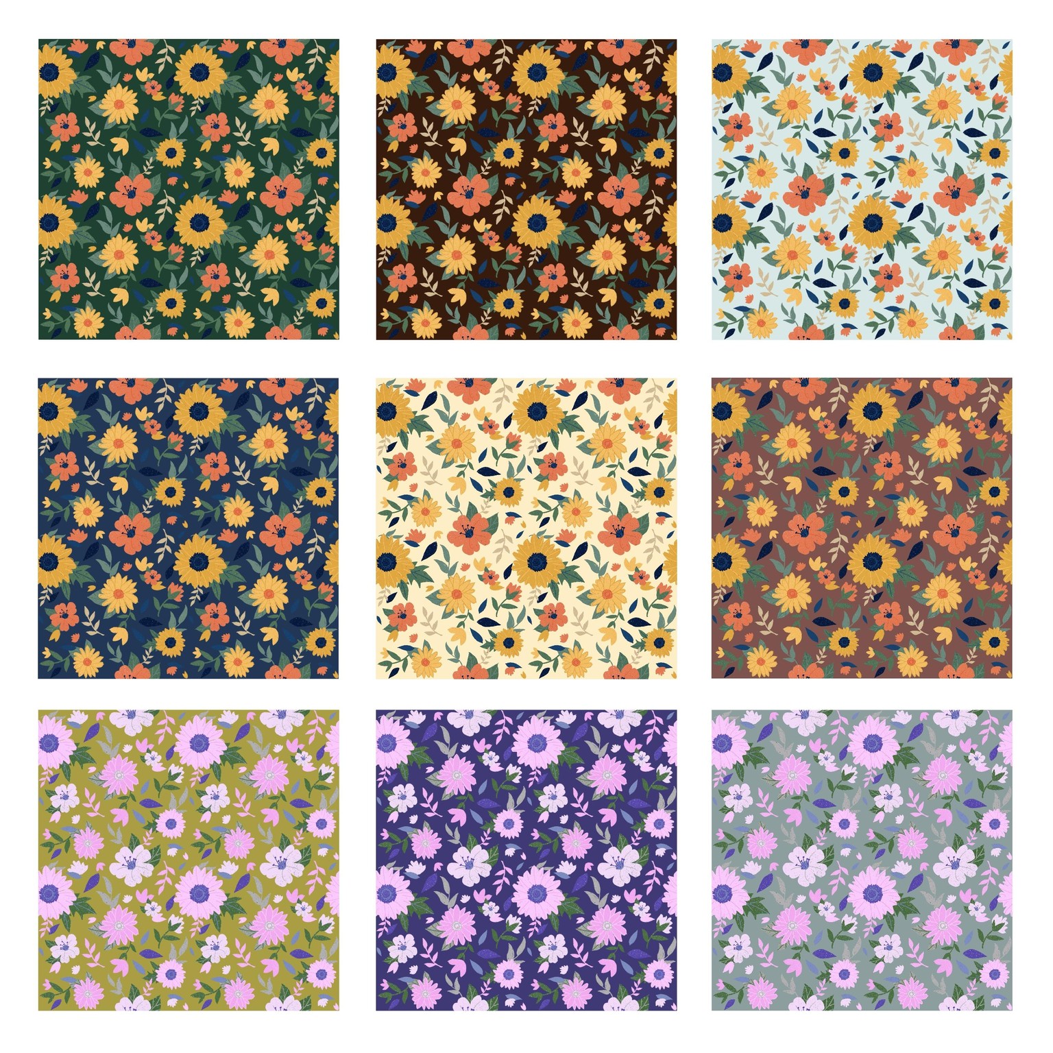 Sunflower pattern! đ»đșđŒ - image 2 - student project