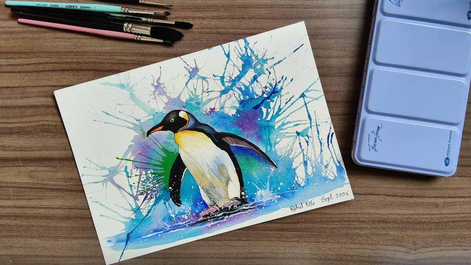 Painting Penguin with Passion. .!!! - image 1 - student project
