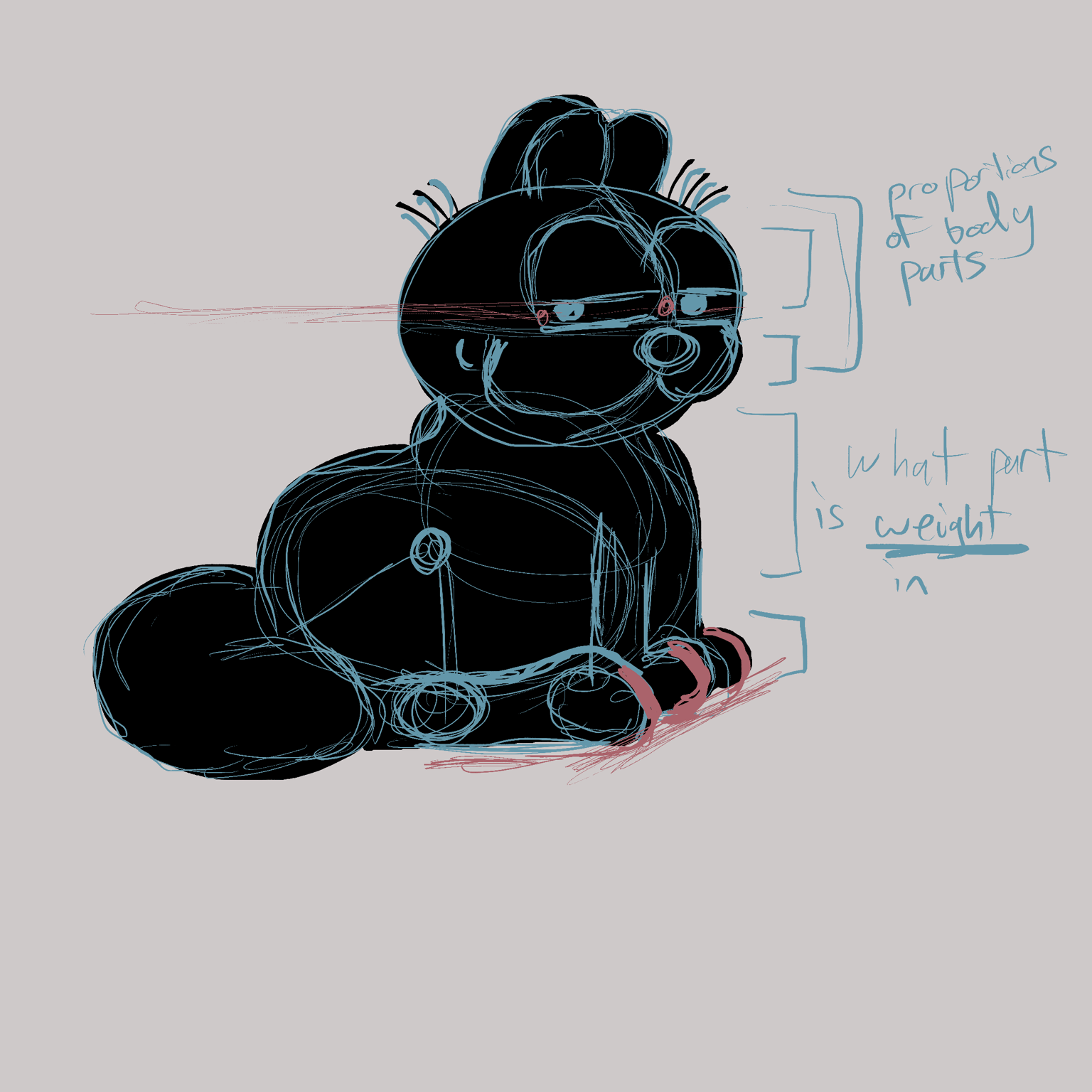 Silhouette and Shape - Cartoon Cats “The Catnip Toy” - image 3 - student project
