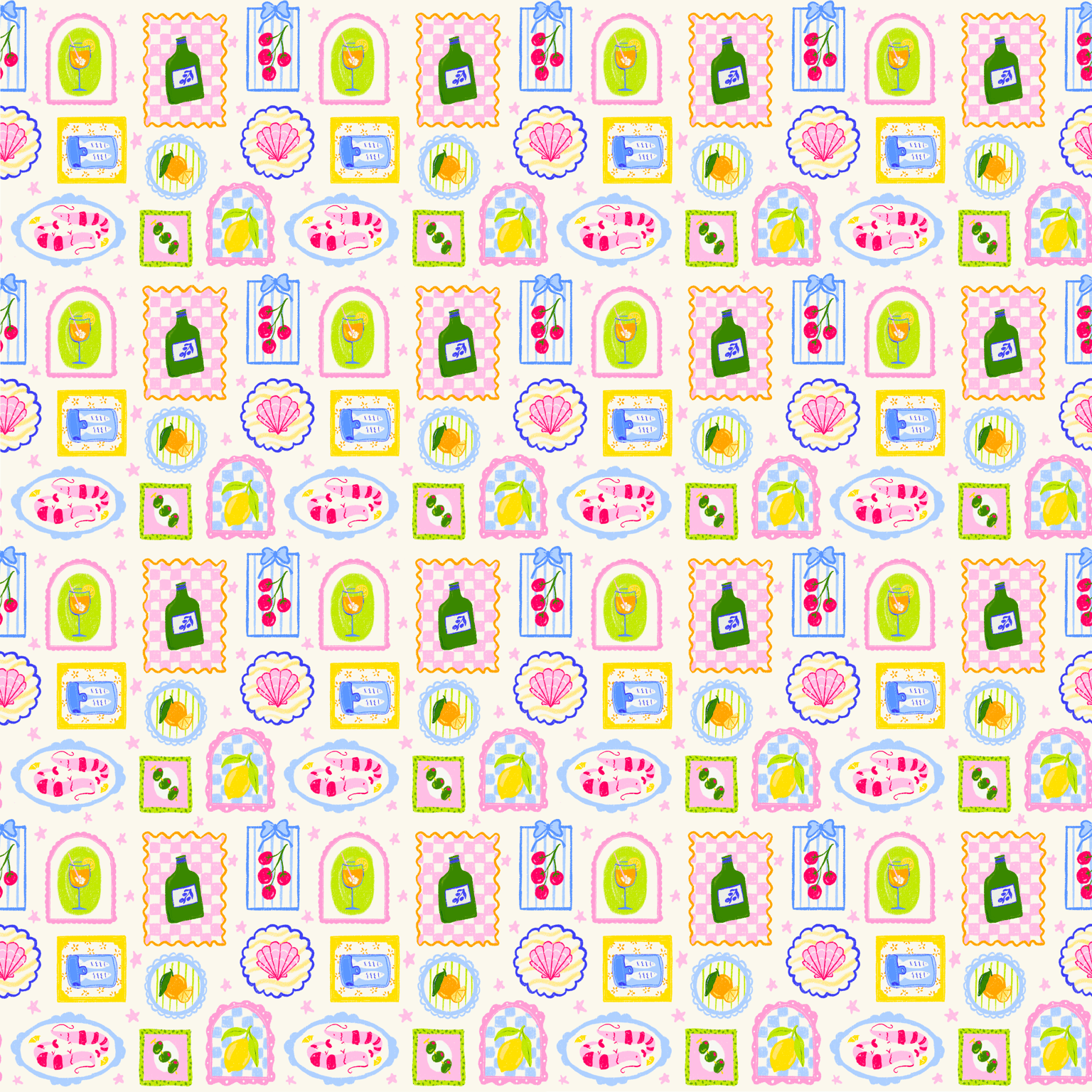 My Mediterranean pattern - image 2 - student project