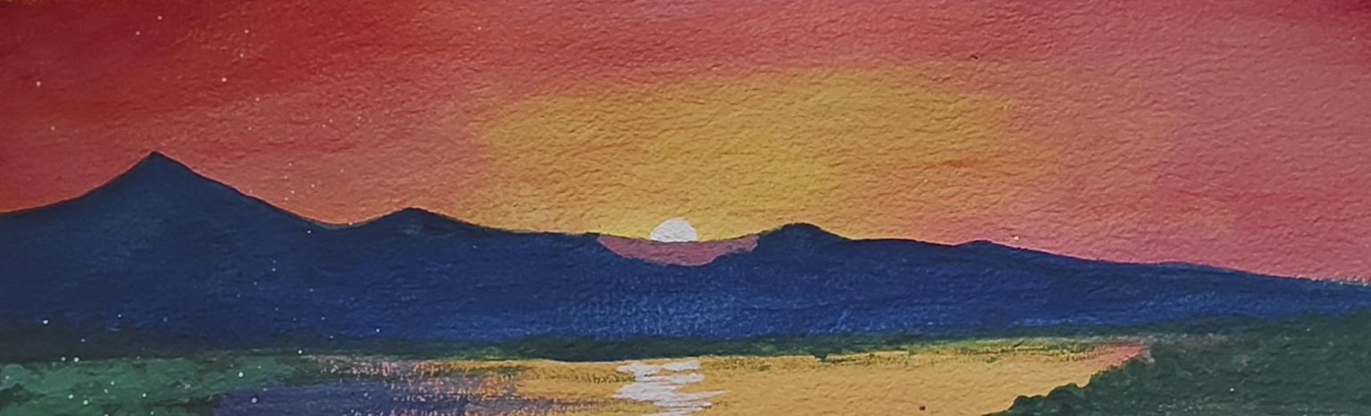 Spring gouache landscape - image 4 - student project
