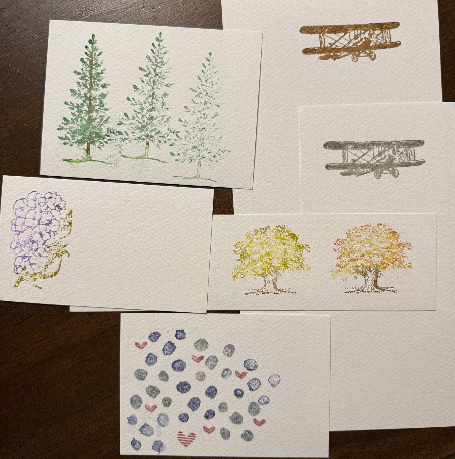 Watercolor Stamping - image 1 - student project