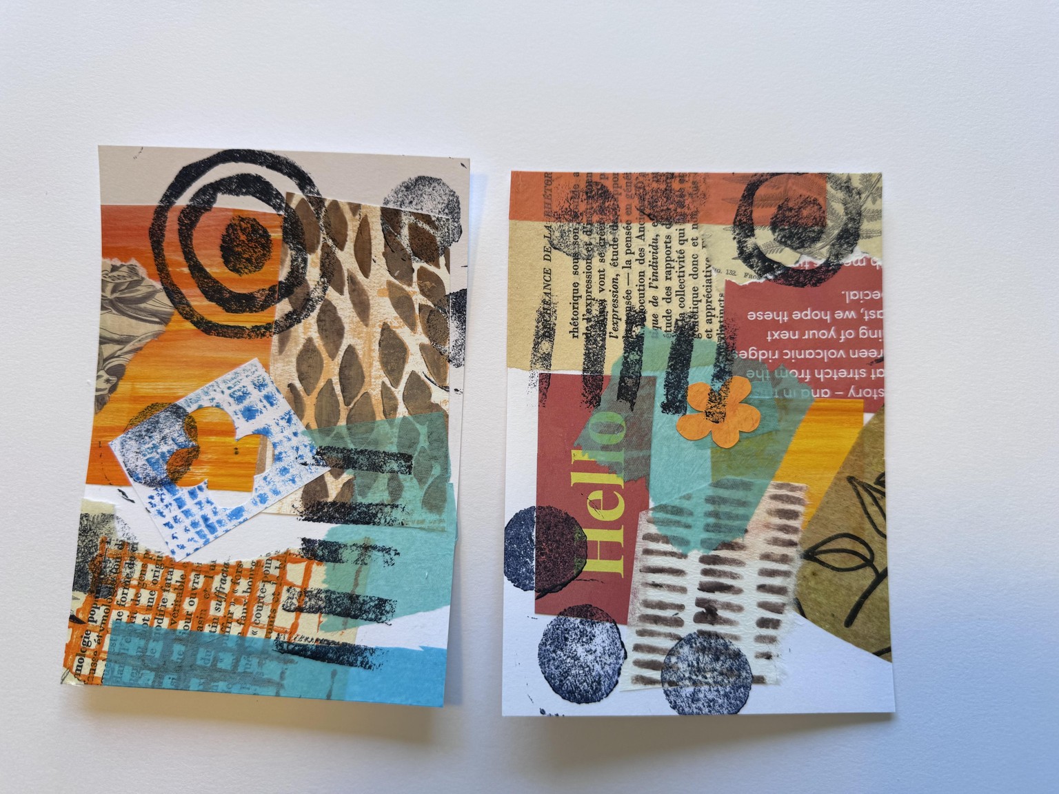 Collage and Stamp - image 1 - student project