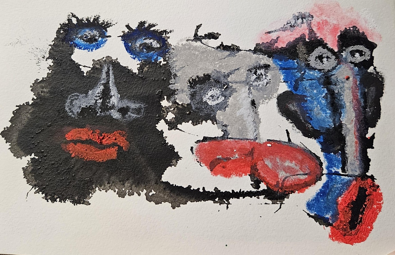 Ink blot tiny eyes - image 2 - student project