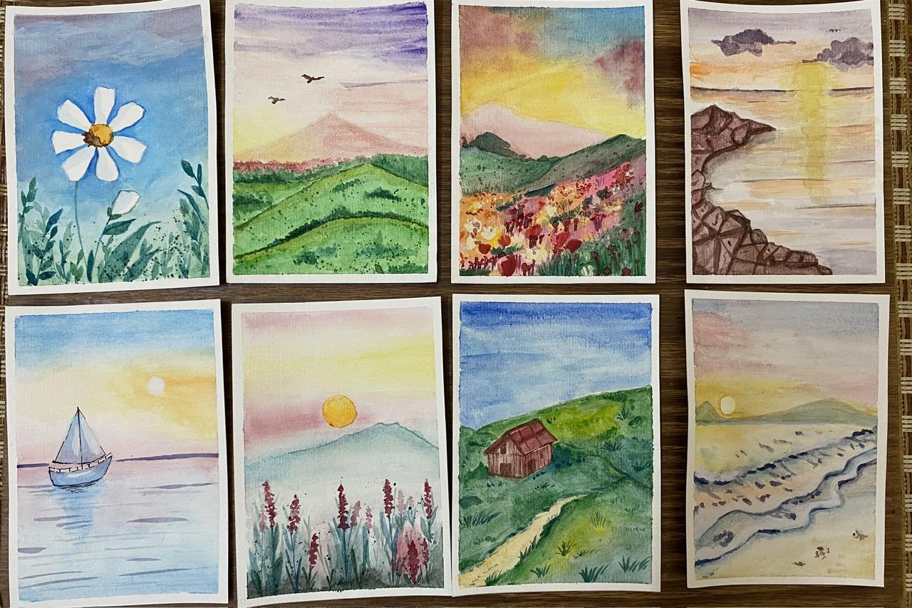 30 Watercolor Paintings of Nature - Femvisionary - image 2 - student project