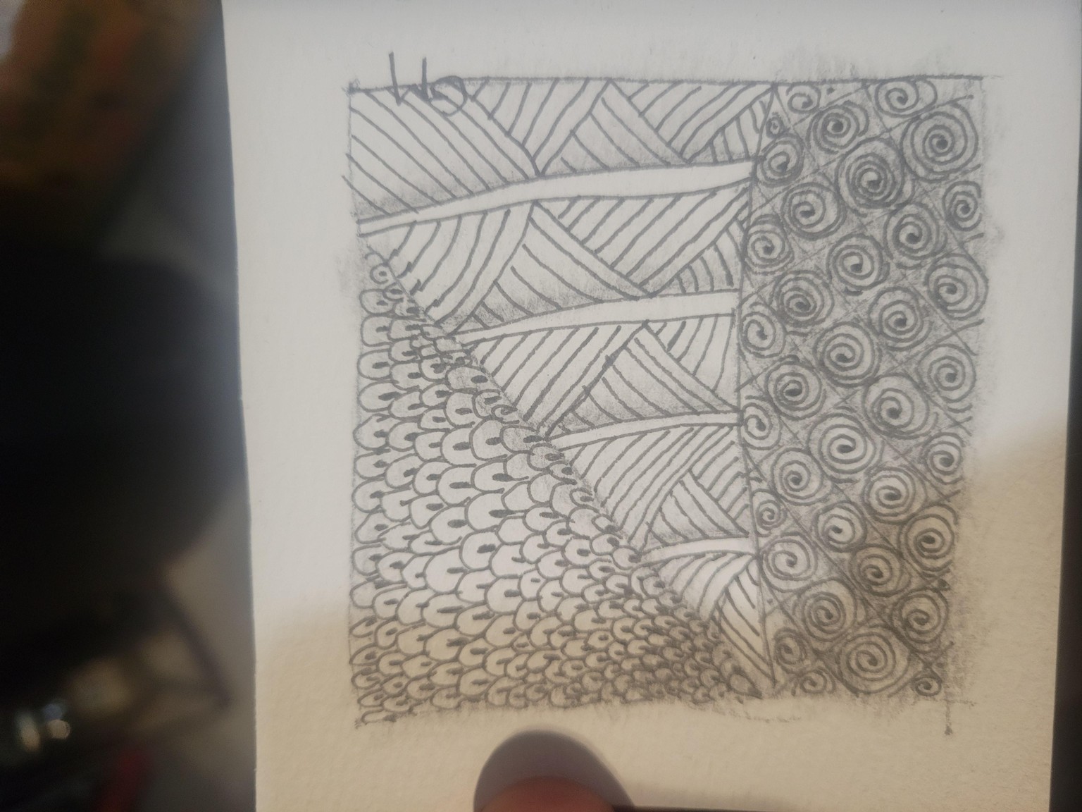 Zentangle Tile 2 - image 1 - student project