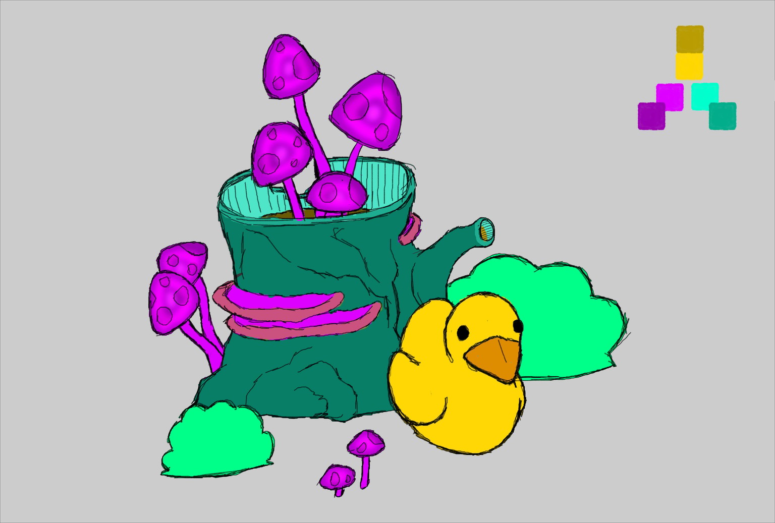 That tri-something colour practice - image 2 - student project